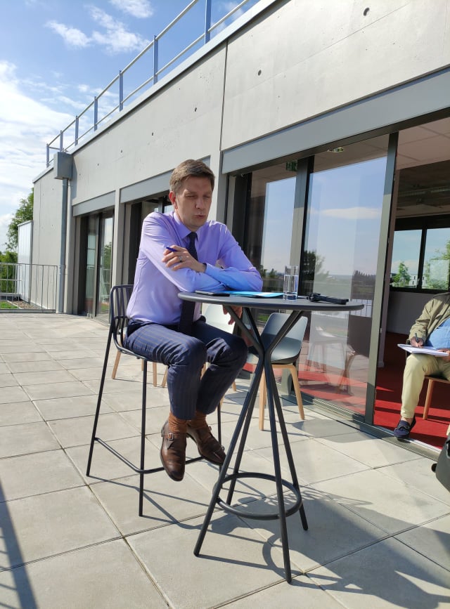 Mathieu Klein, lors de son bilan devant la presse, juillet 2021, ©RCF