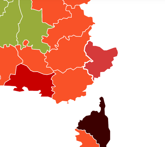 Carte Covid Tracker
