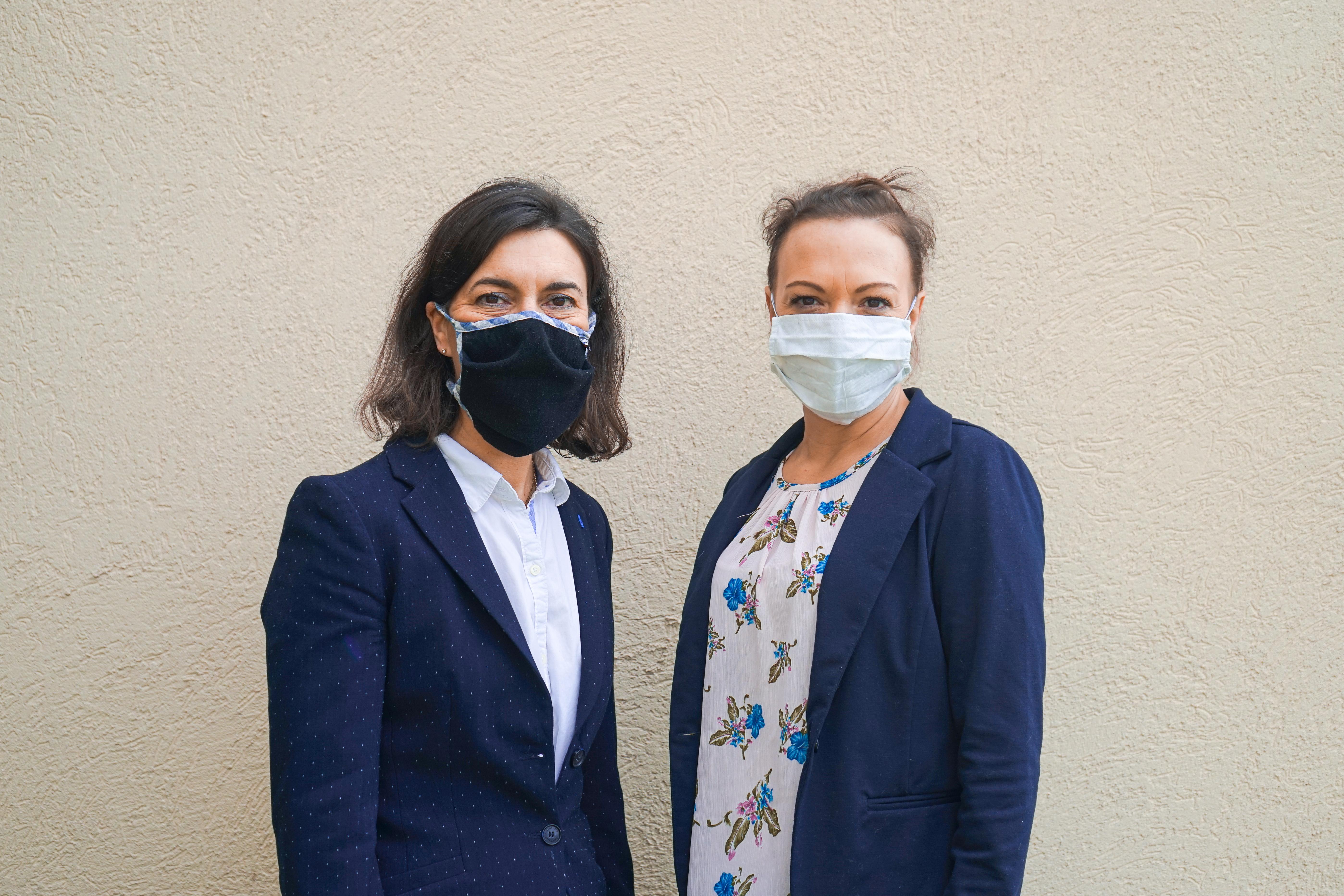 Annelise Morin et Corinne Boulay