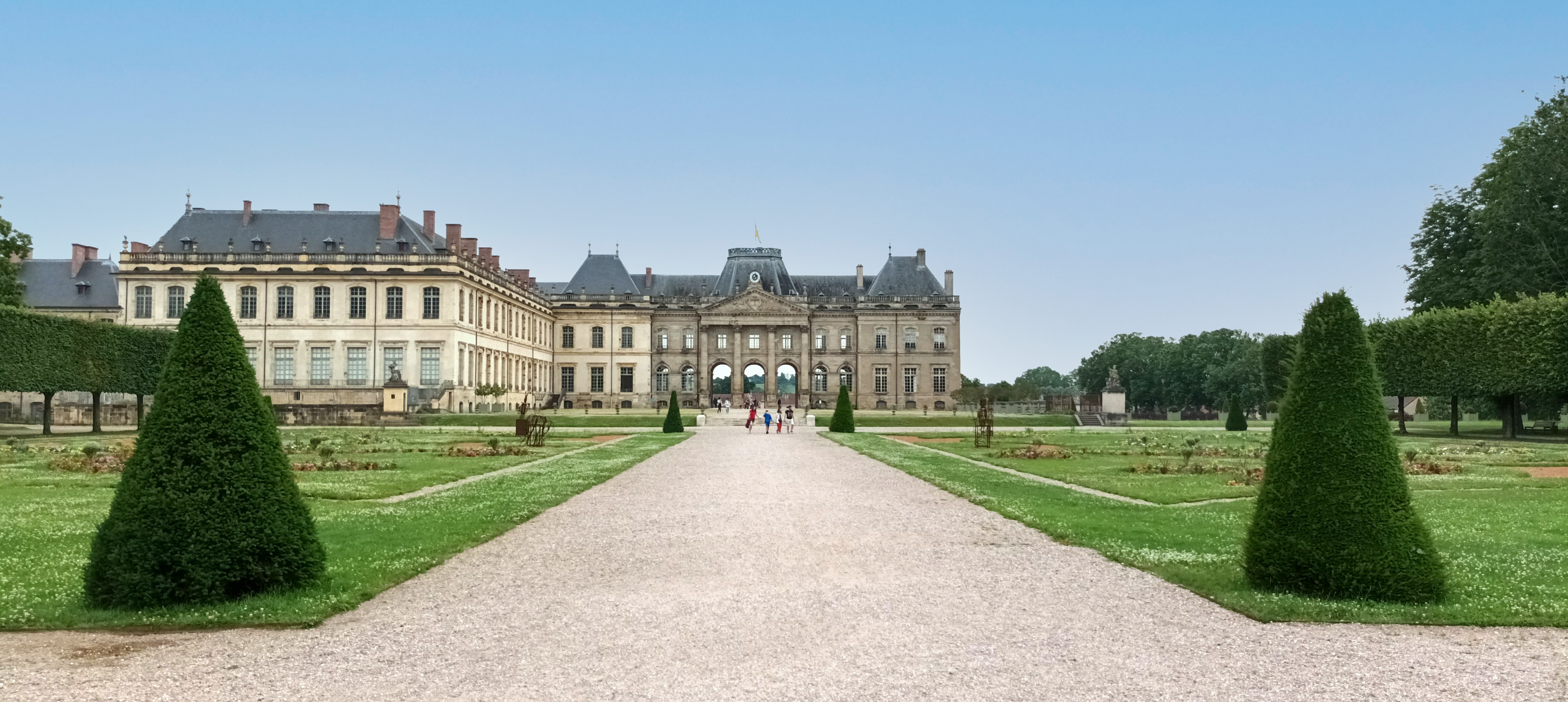 Le château de Lunéville depuis son jardin. ©Nicolas Dufour / RCF