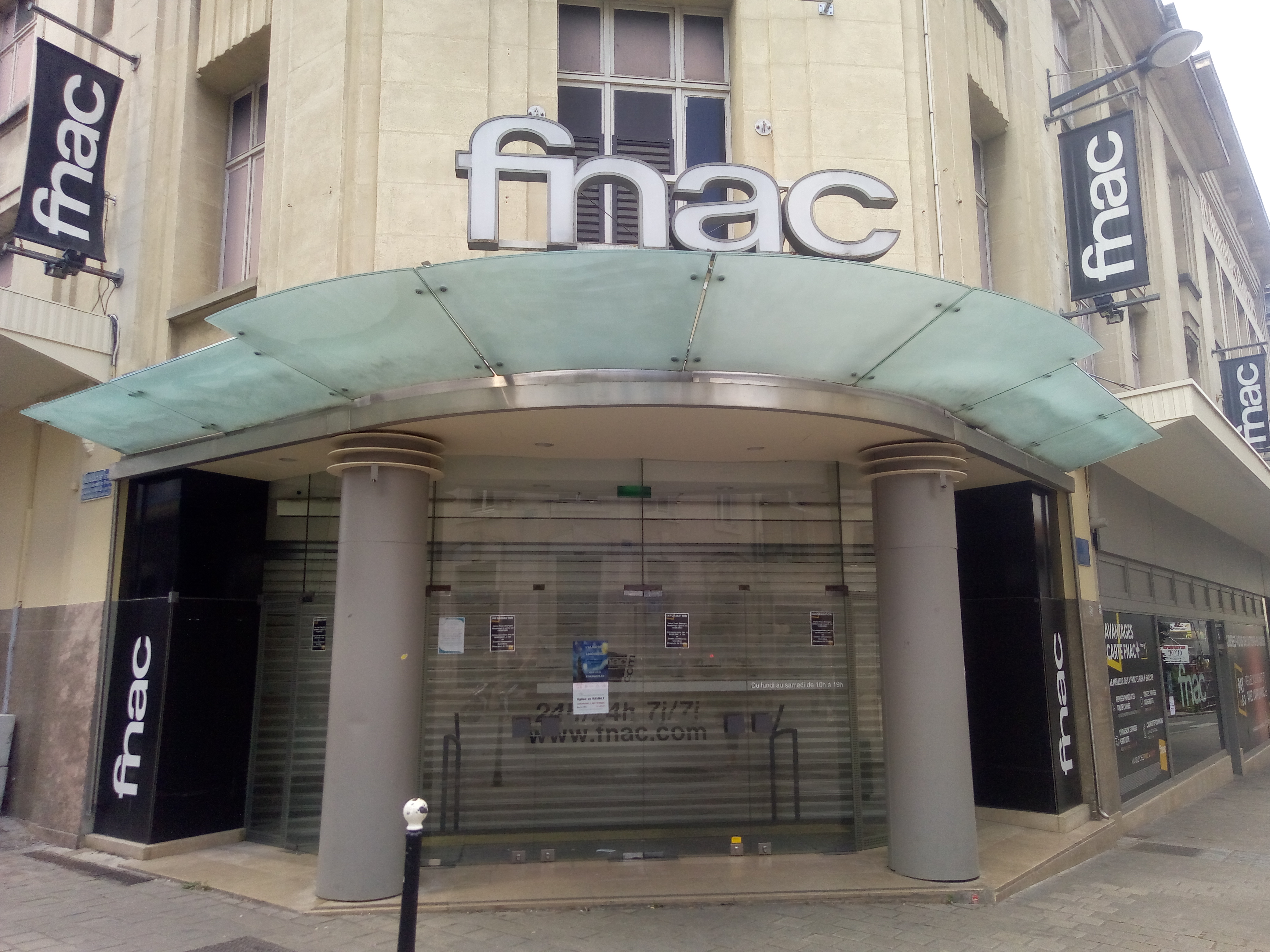 La Fnac a quitté ses locaux du centre-ville le 16 août - RCF © Guillaume Martin-Deguéret.