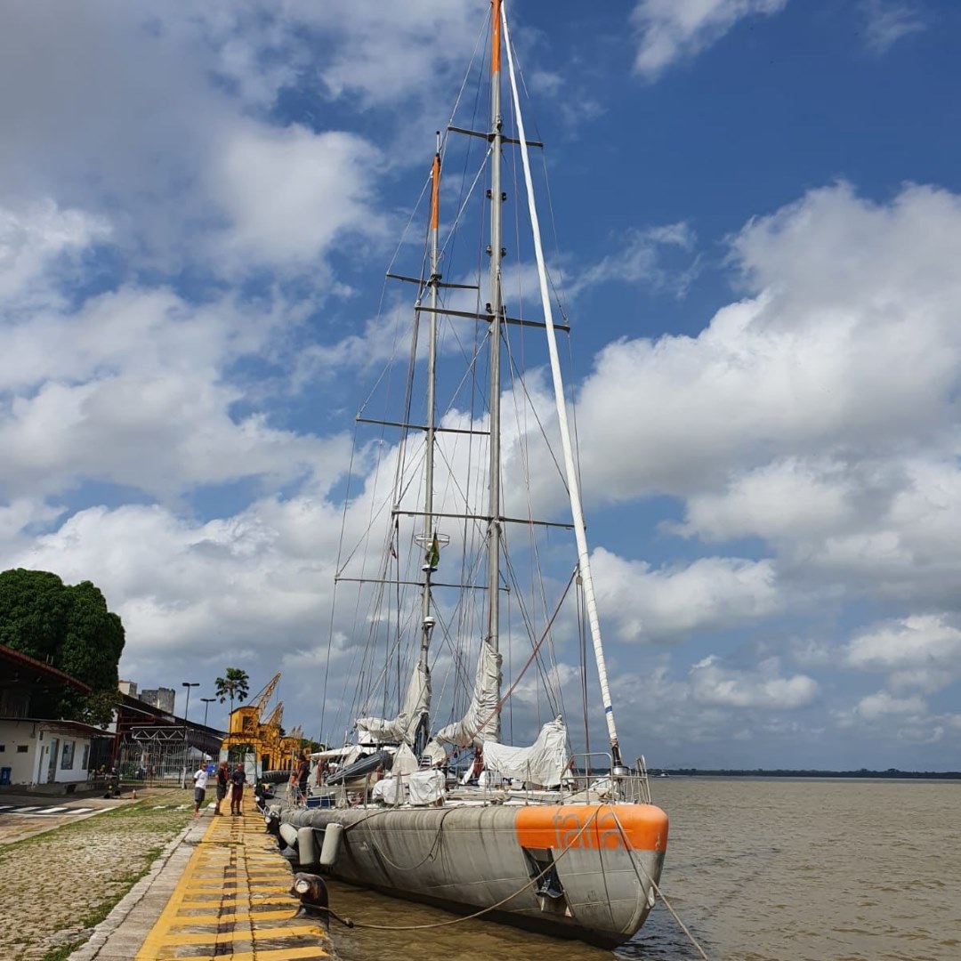 Tara à Belém Do Pará. ©fondationtaraocean Facebook