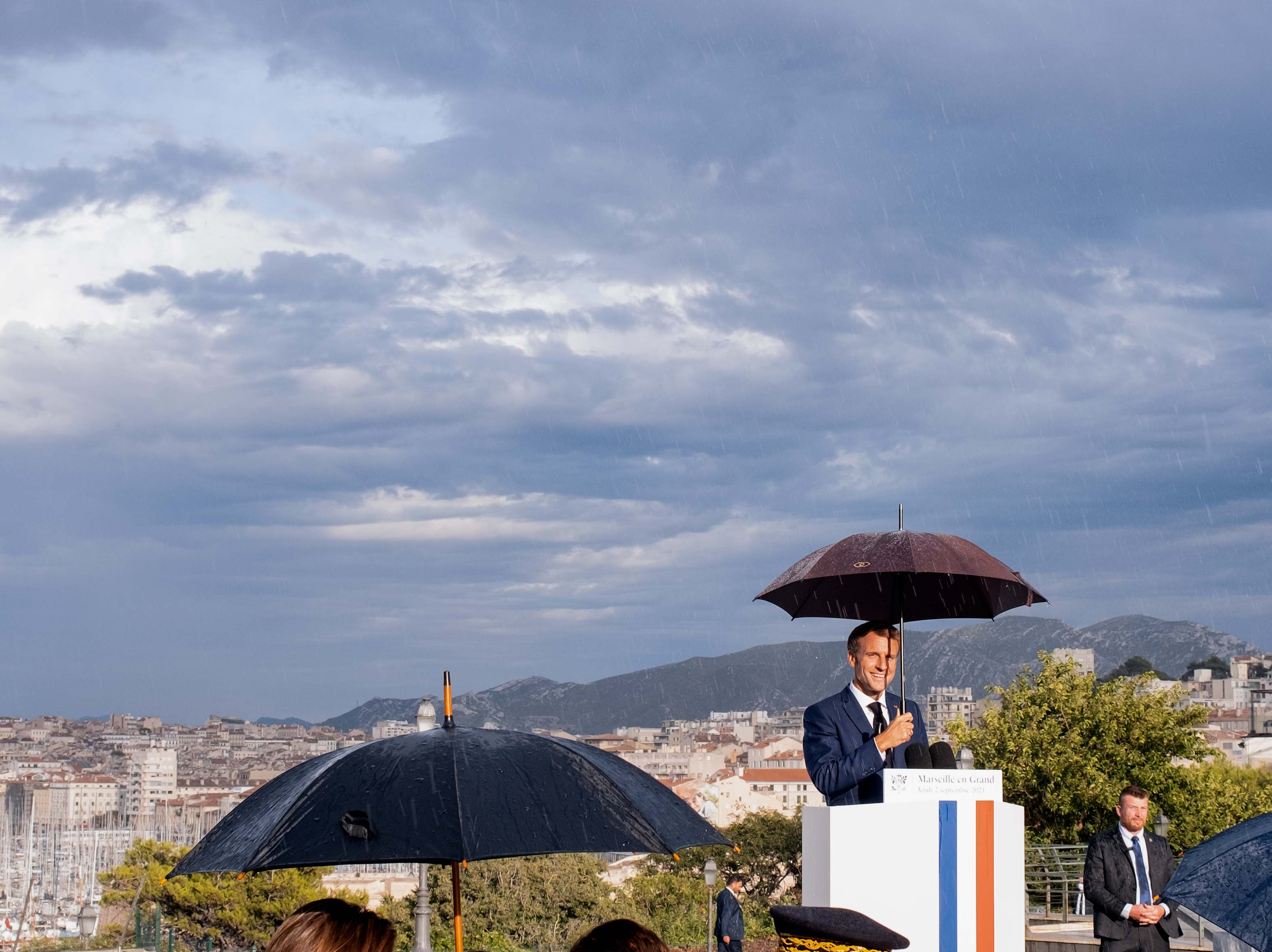 Emmanuel Macron à Marseille ©Nina Pavan