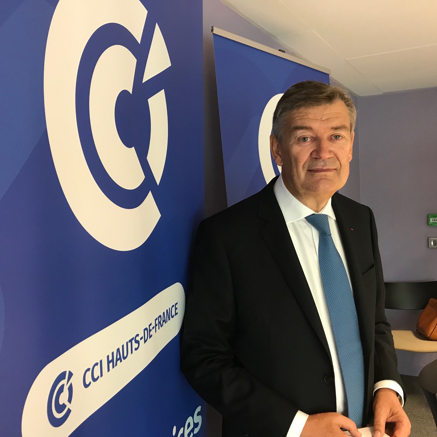 Philippe Hourdain, lors de la présentation des chiffres à la CCI / RCF Hauts de France/ Anne Henry