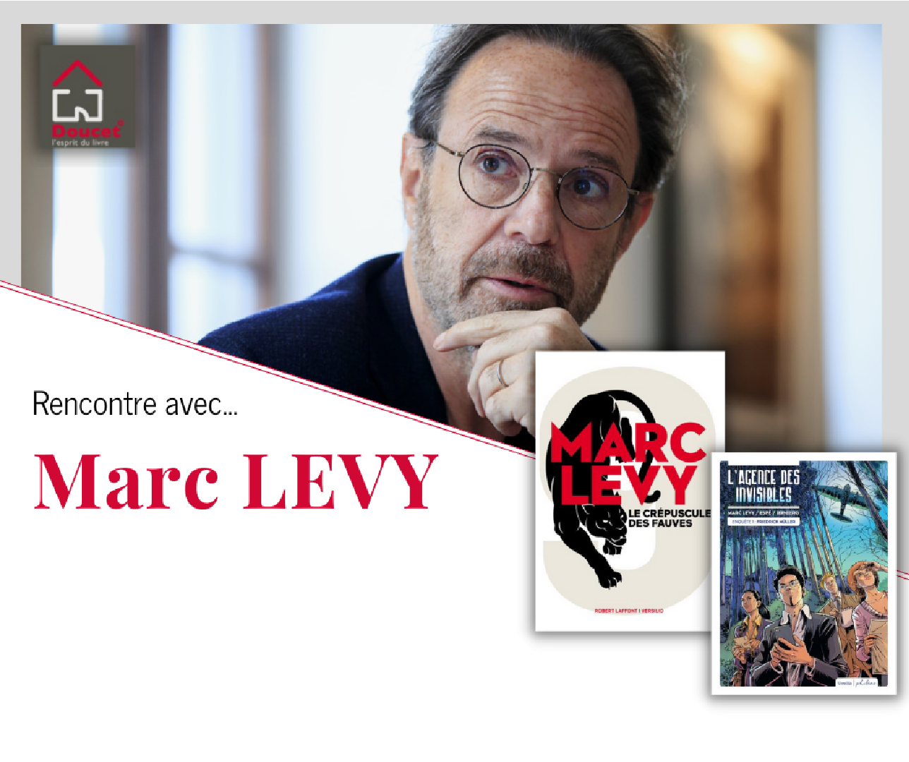Rencontre avec Marc Levy © Librairie Doucet