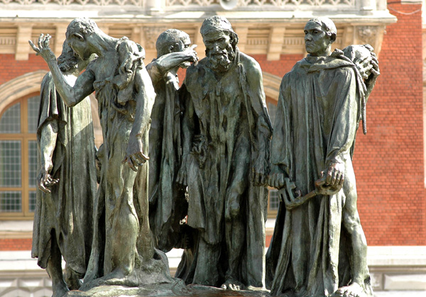 Les Bourgeois de Calais de Rodin, par Michel Bernard
