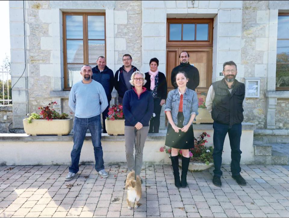 Une partie de la nouvelle équipe municipale a reçu la visite de la sénatrice de l'Indre Nadine Bellurot. ©Facebook de la commune du Tranger