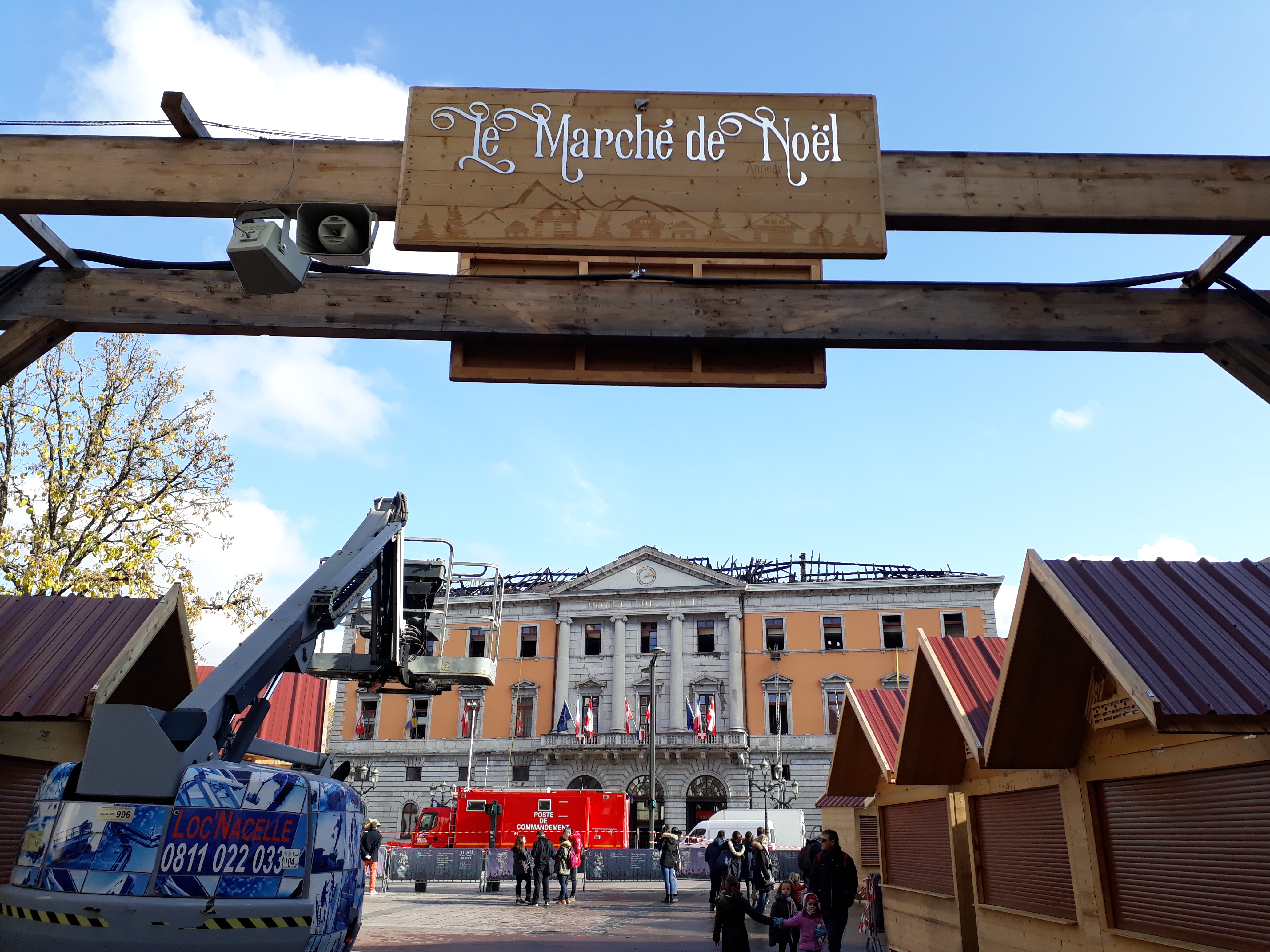 Le Marché de Noël d'Annecy, en 2019. ©RCF Haute-Savoie