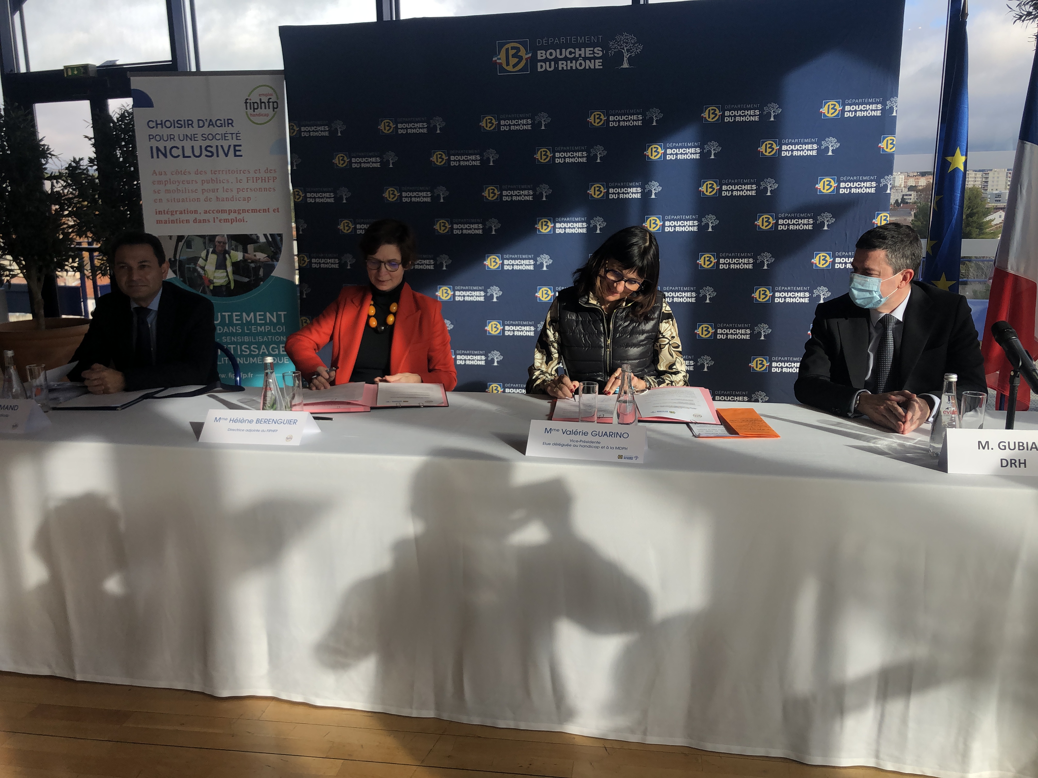 Signature de la convention triennale liant le Département des Bouches-du-Rhône et le FIPHFP @ SAC Aurélie