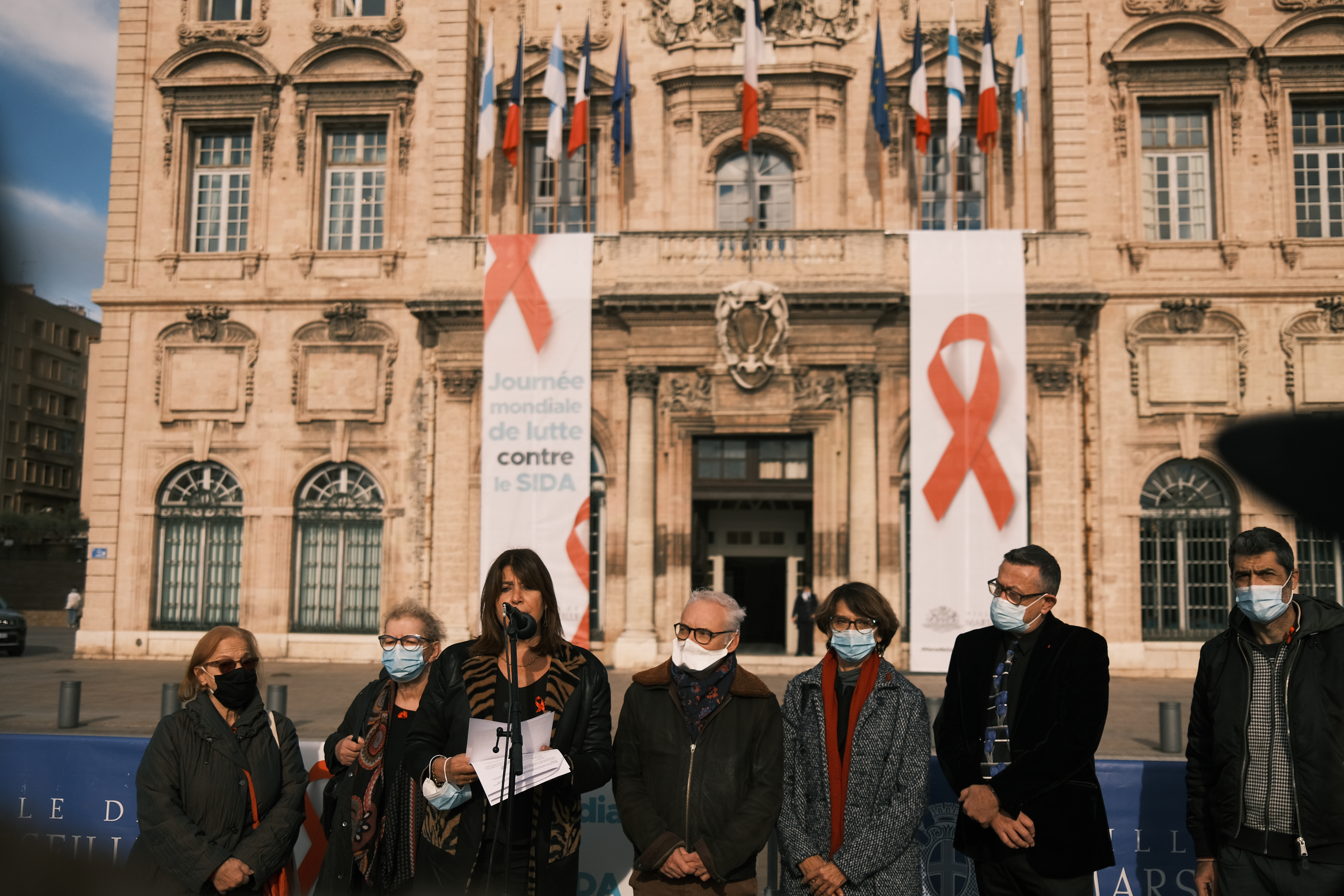 Journée mondiale de lutte contre le sida à Marseille ©Nina Pavan