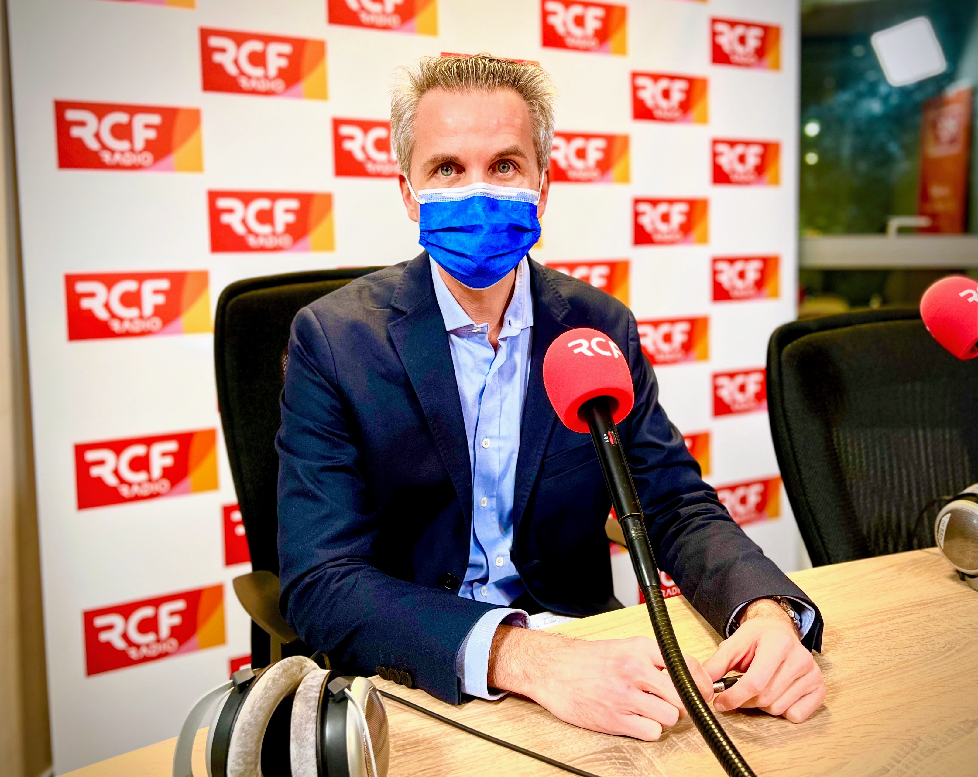 Raphaël Gaillard au micro de La Matinale RCF