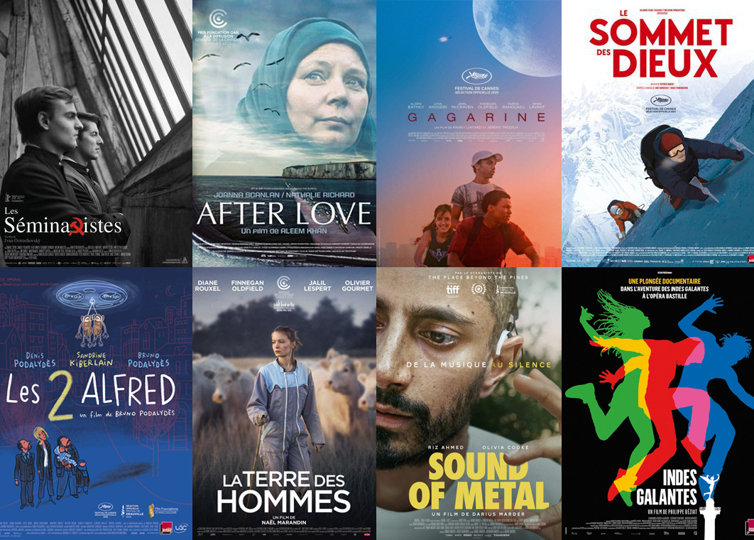 Huit films sont en sélection pour recevoir le prix "Croire au cinéma"