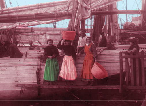 Affiche de l'exposition "Marseille, L'italienne" aux Archives Municipales de Marseille