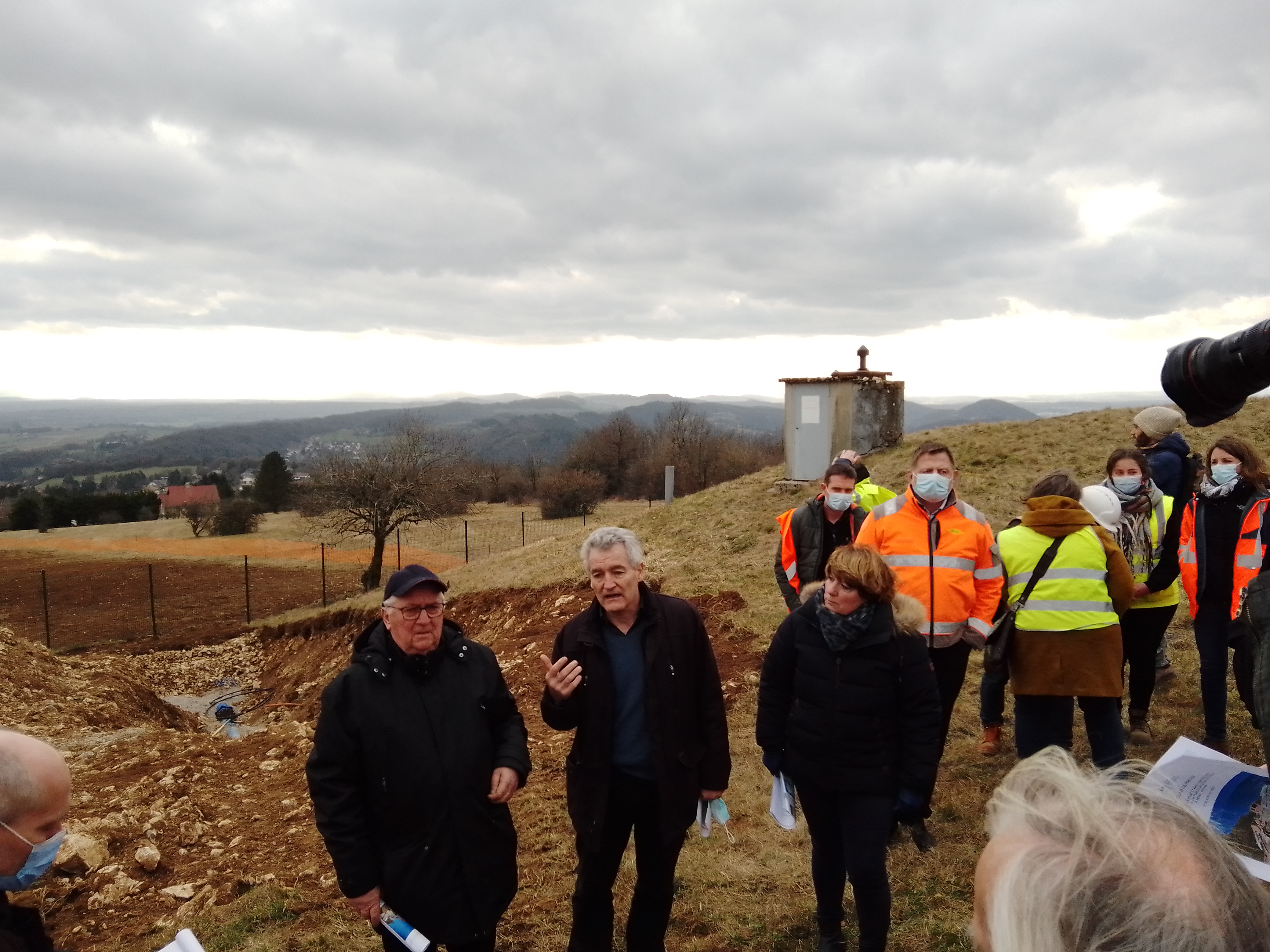 Amélioration du conduit d'eau potable à Montfaucon © Maël Paillard-Bourgeois