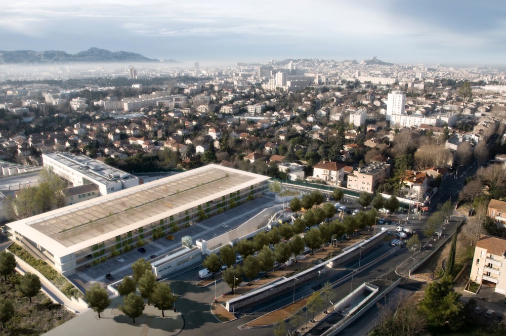 Le futur parking de la Fourragère. DR