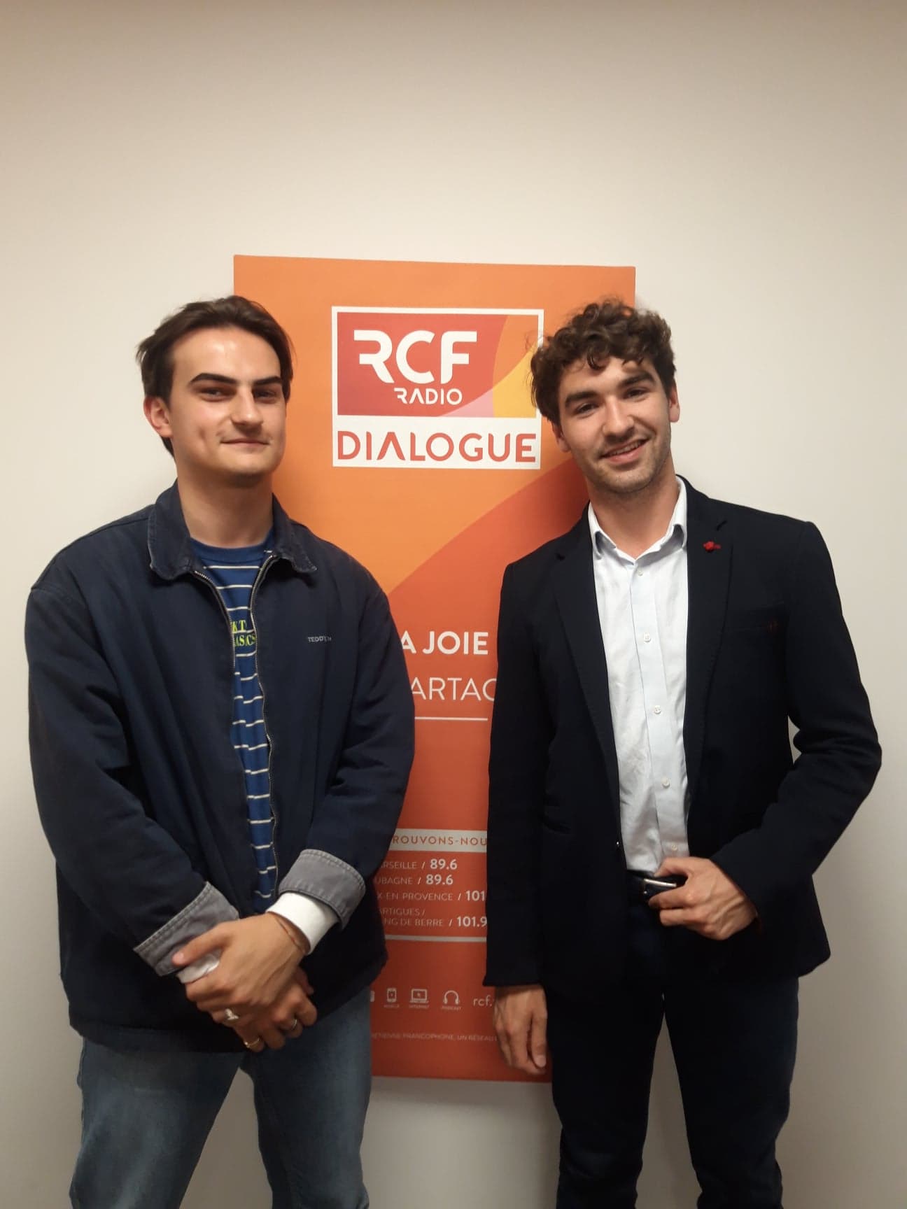 Manoah Michelot et Marvin De Freitas, chargé de la communication et des relations presse
