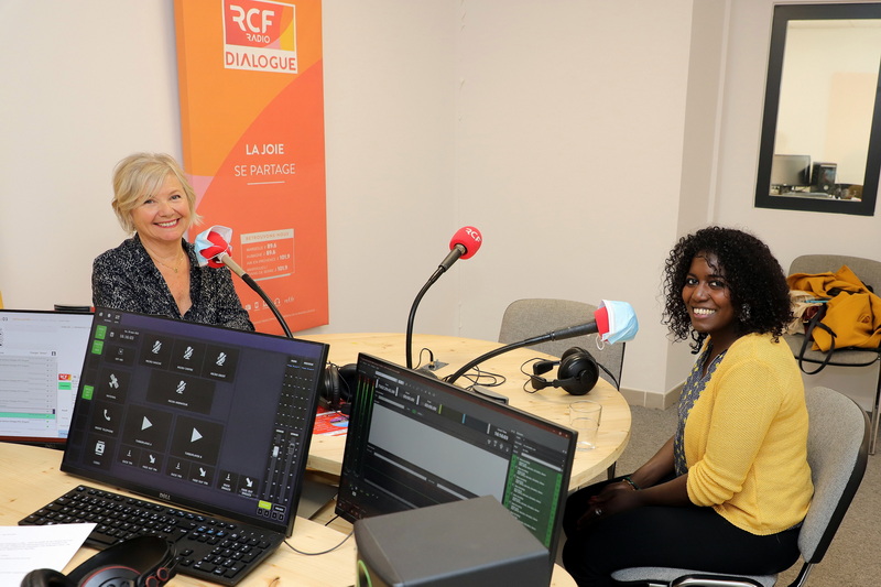 Fatoumata Baba, directrice de l'antenne marseillaise et Pascale Lockmann, mentor à "Duo for a job"