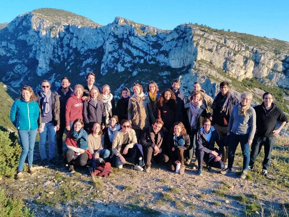 Le groupe de jeunes professionnels engagés dans la 3ème année du parcours Laudato Si