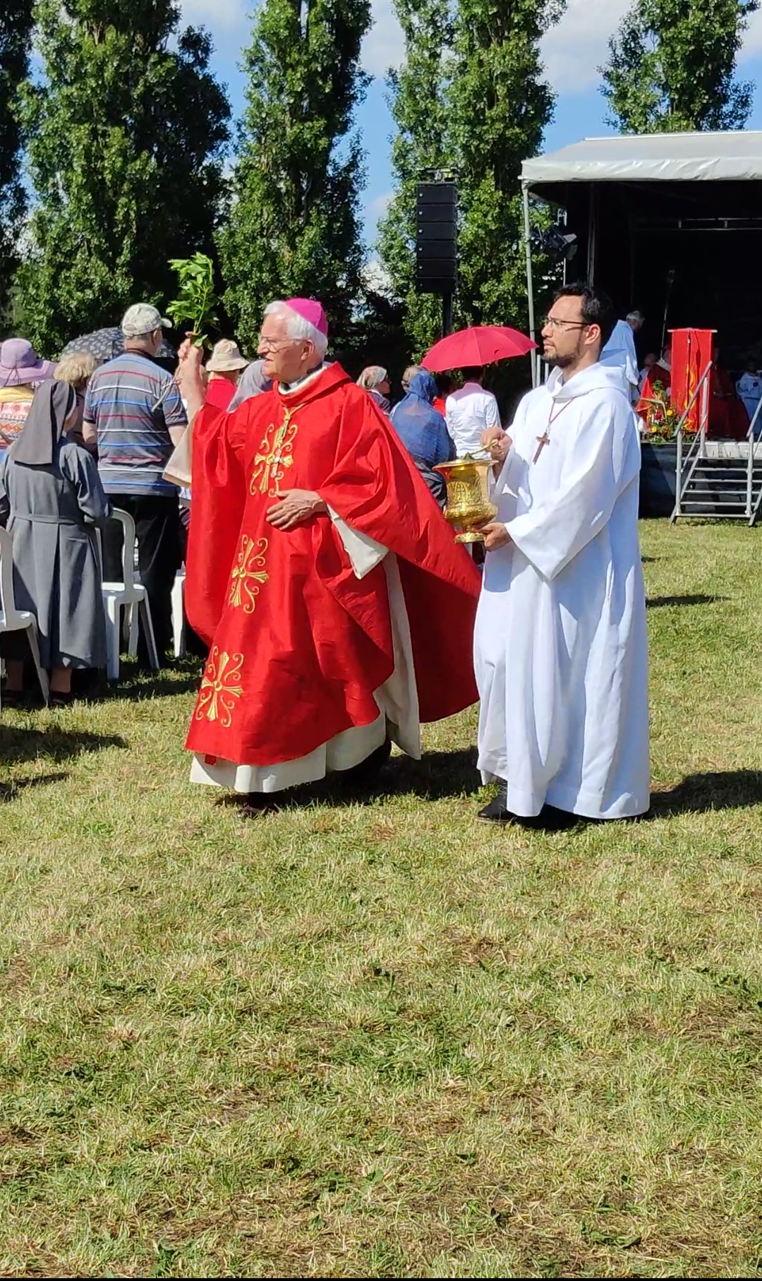 Monseigneur Jean-Louis Papin, évêque du diocèse de Nancy et de Toul, à la chartreuse de Bosserville le 4 juin 2022. ©Pauline HARRE / RCF Lorraine Nancy.