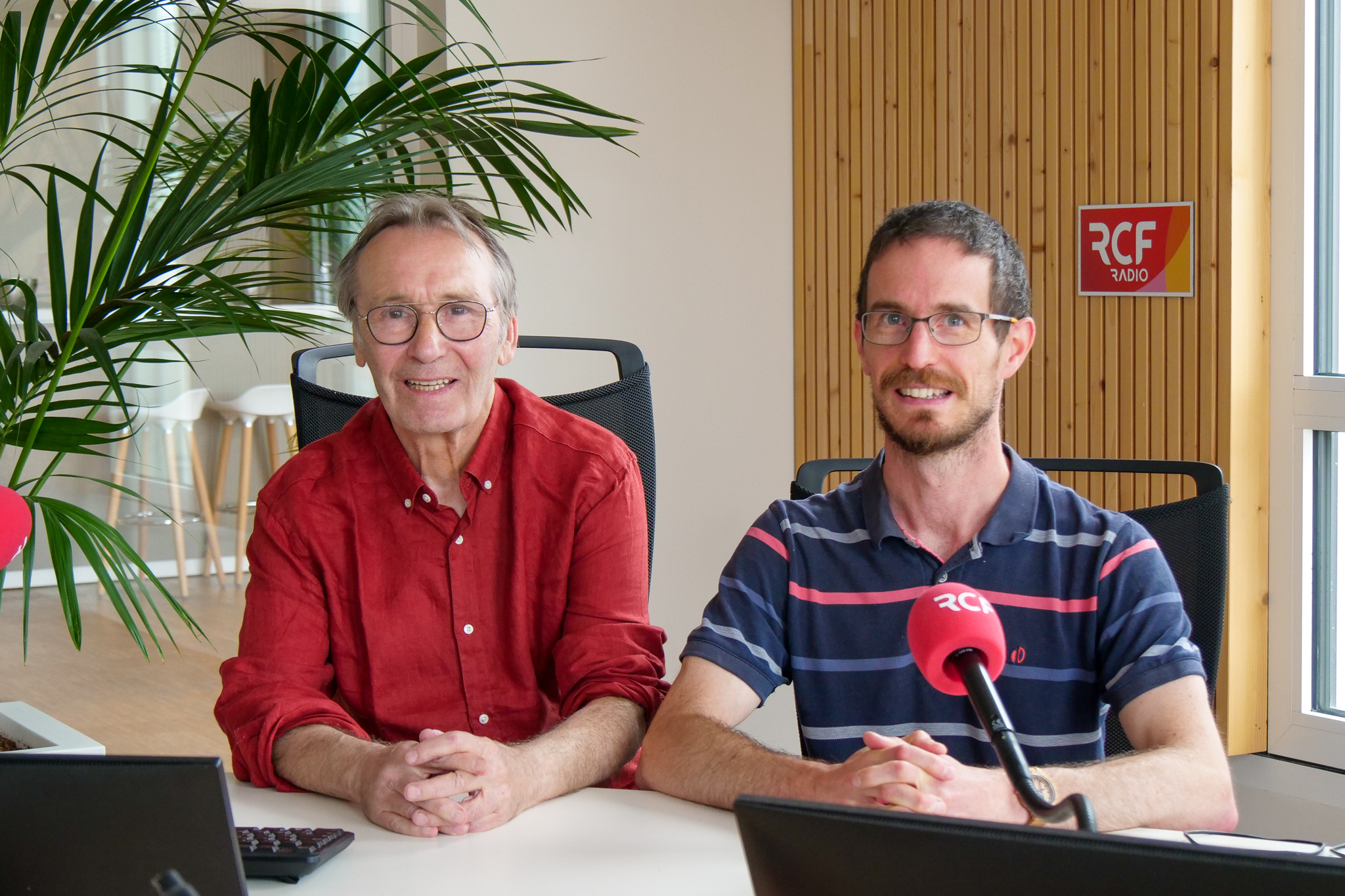 Gilles Butz (à gauche), Nicolas Bouchet - © RCF Lyon