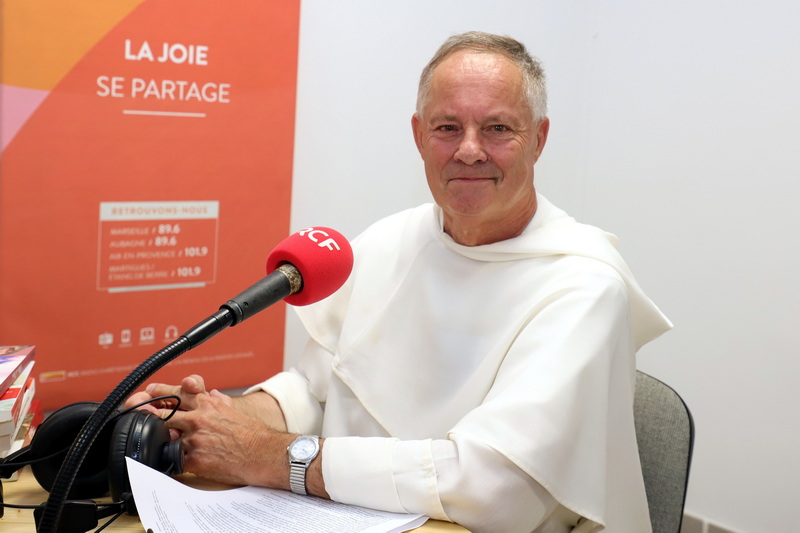 Frère Didier, membre de la communauté des dominicains de la Sainte-Baume. Photo de Robert Poulain