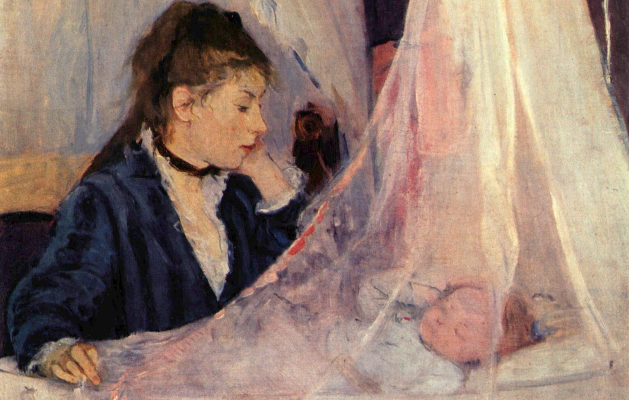 Berthe Morisot, Le berceau (1872) ©Wikimédia commons