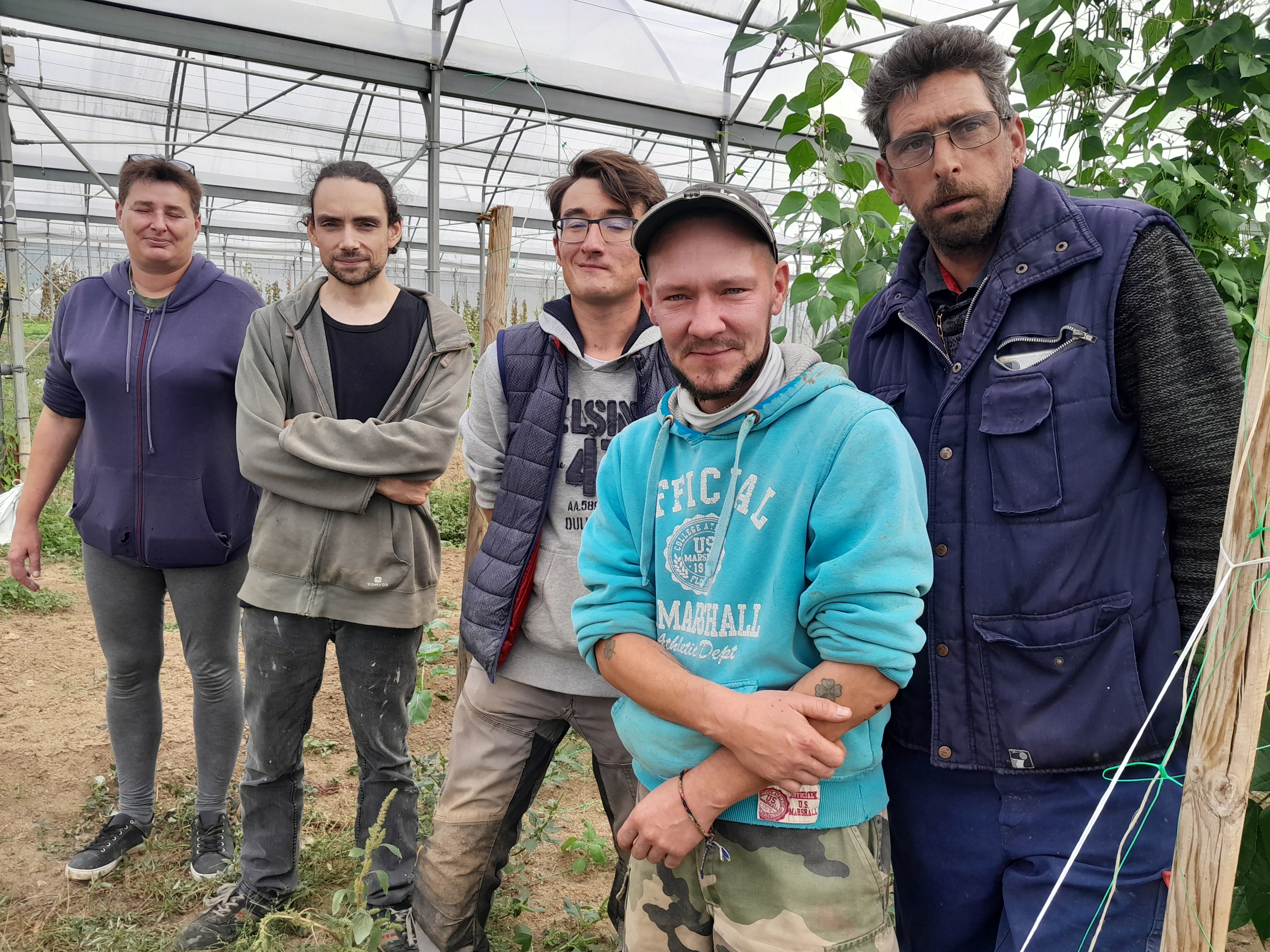 Illustration au Potager de Saint-Julien en Loire-Atlantique. Anne Kerléo, RCF