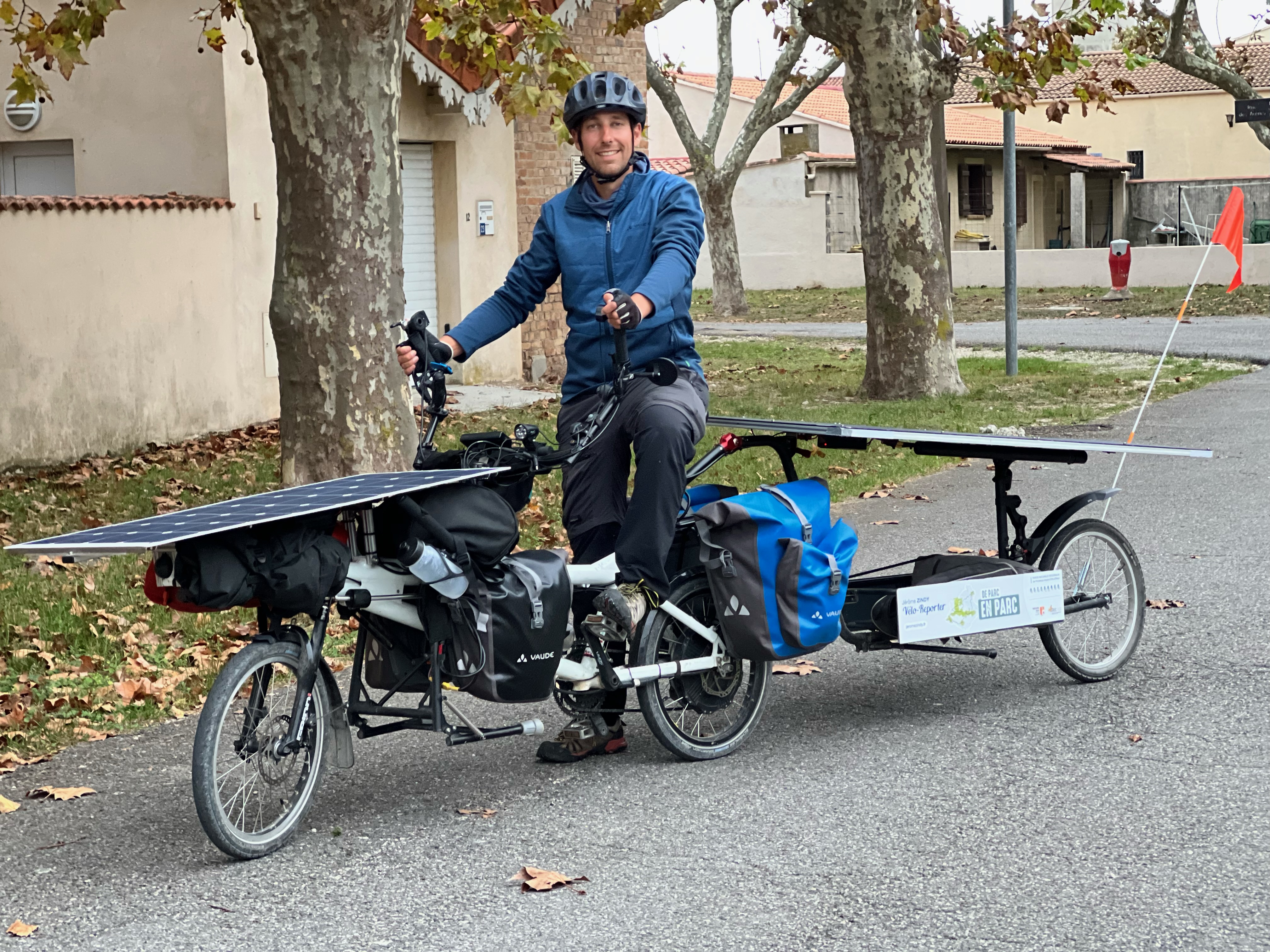 Le vélo solaire de Jérome Zindy