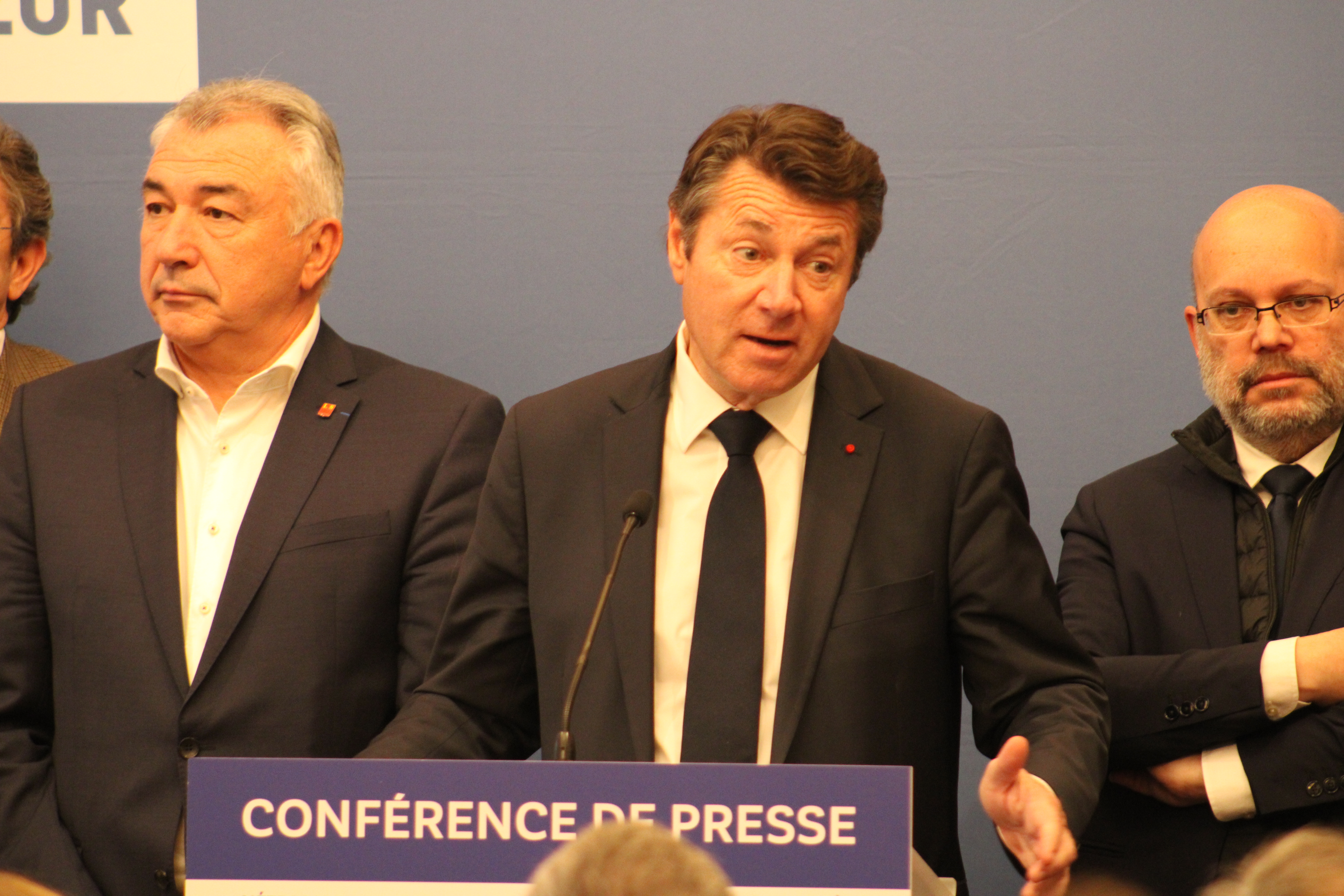 Christian Estrosi en conférence de presse ce 15 décembre 2022 à Nice - RCF 