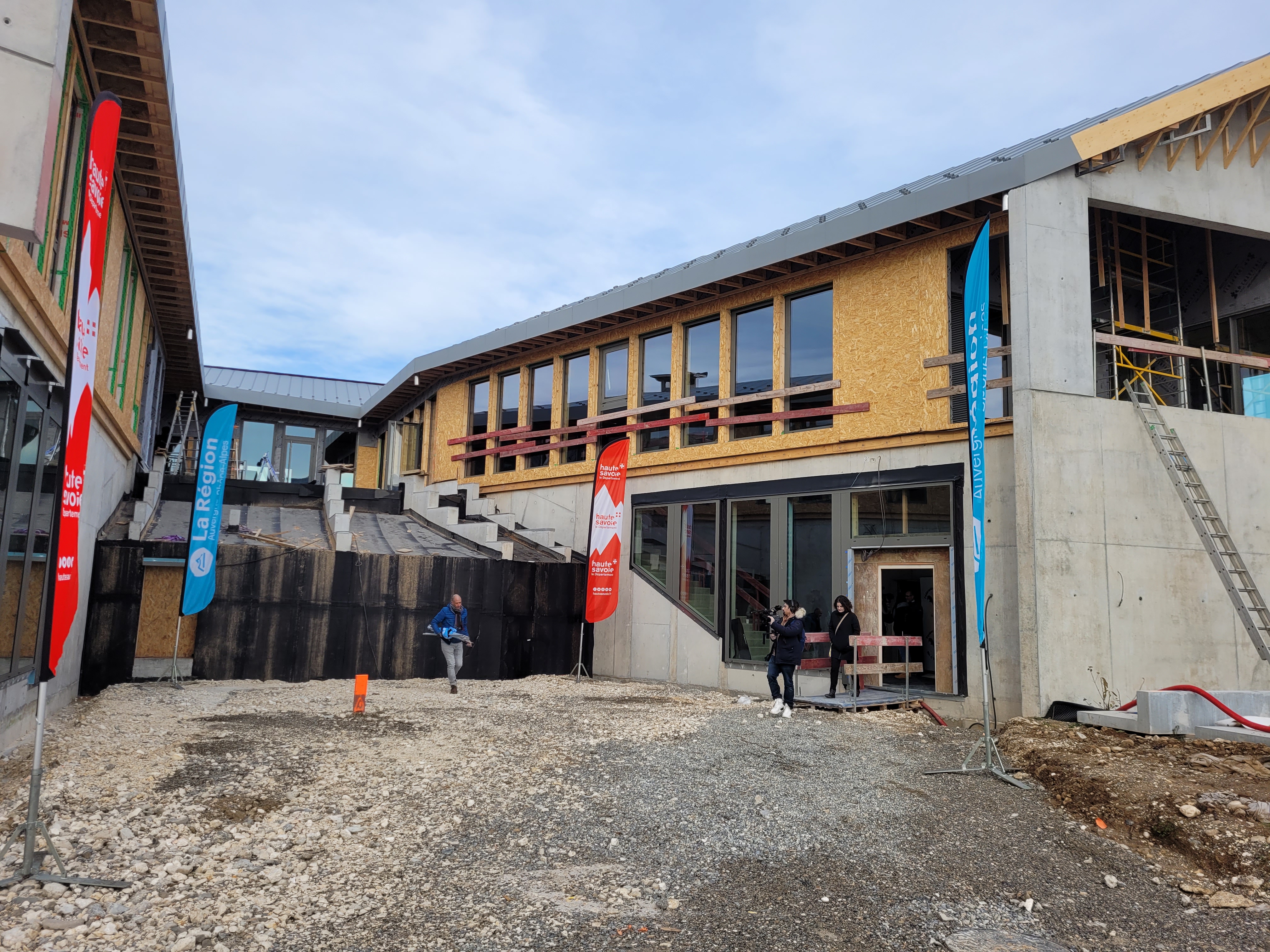 Le siège de la FFS, en travaux. Livraison été 2023. ©Victorien Duchet/RCF Haute-Savoie