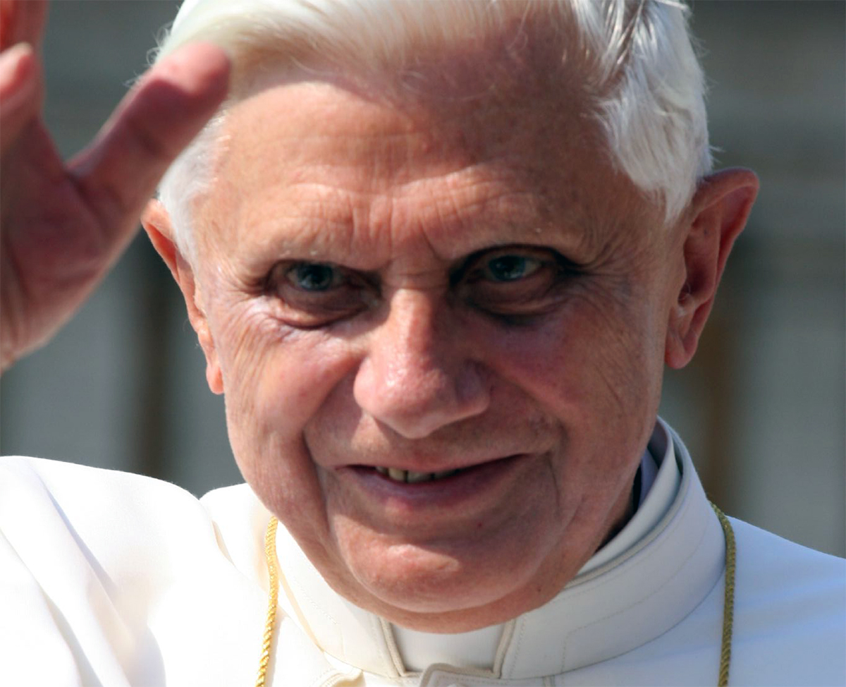 Benoît XVI, pape jusqu'en 2013, est décédé le 31 décembre 2022. © Photo Flickr / CC BY-SA 2.0