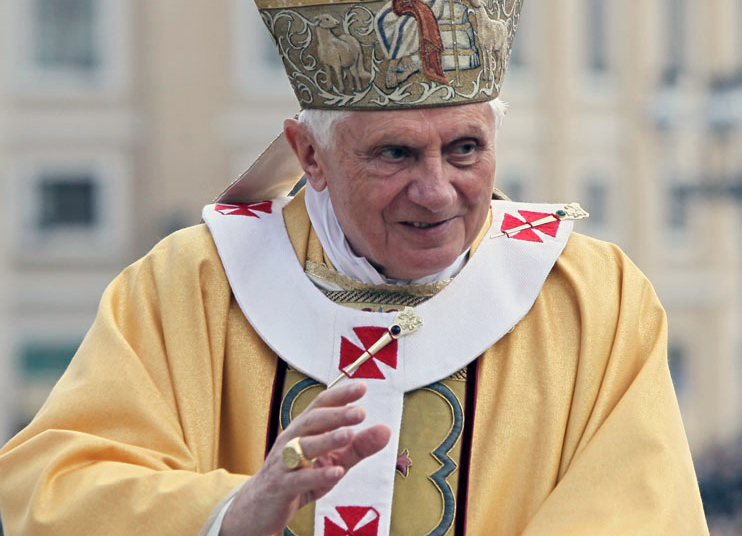 Le pape Benoît XVI en 2010 ©Wikimédia commons