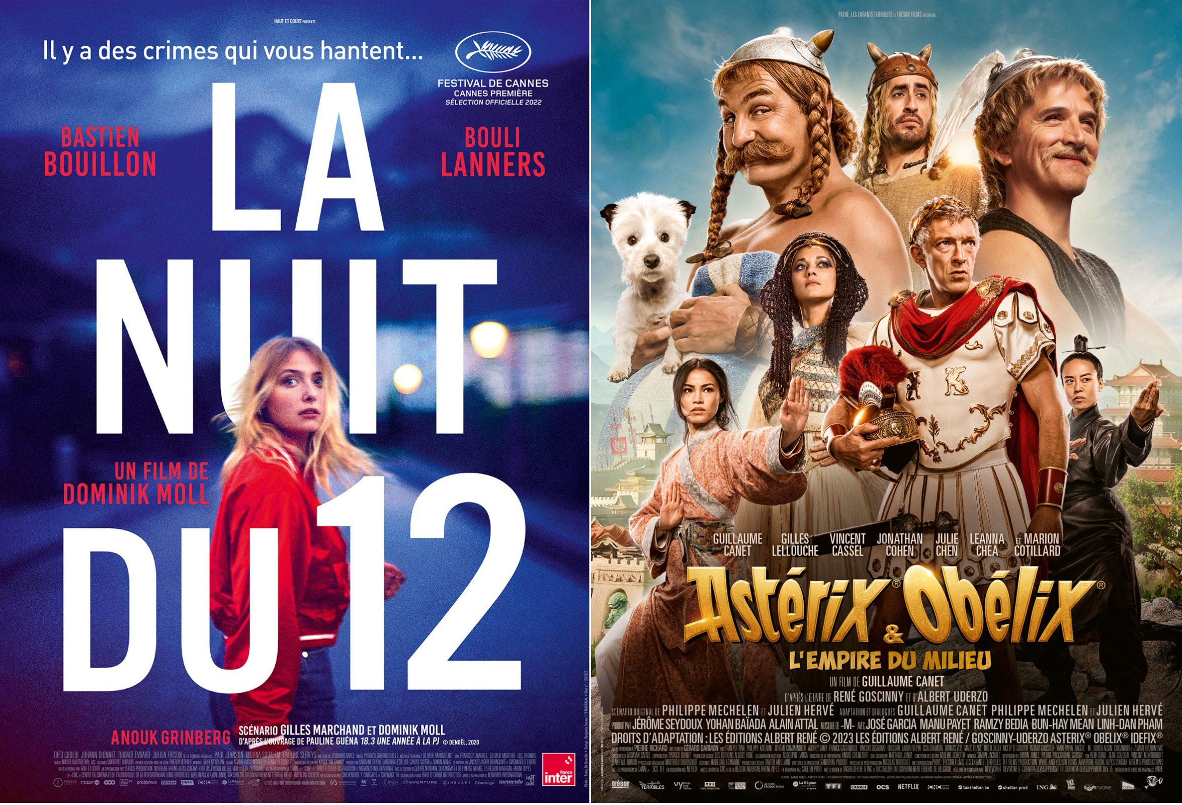La nuit du 12 et Astérix et Obélix : l'empire du milieu