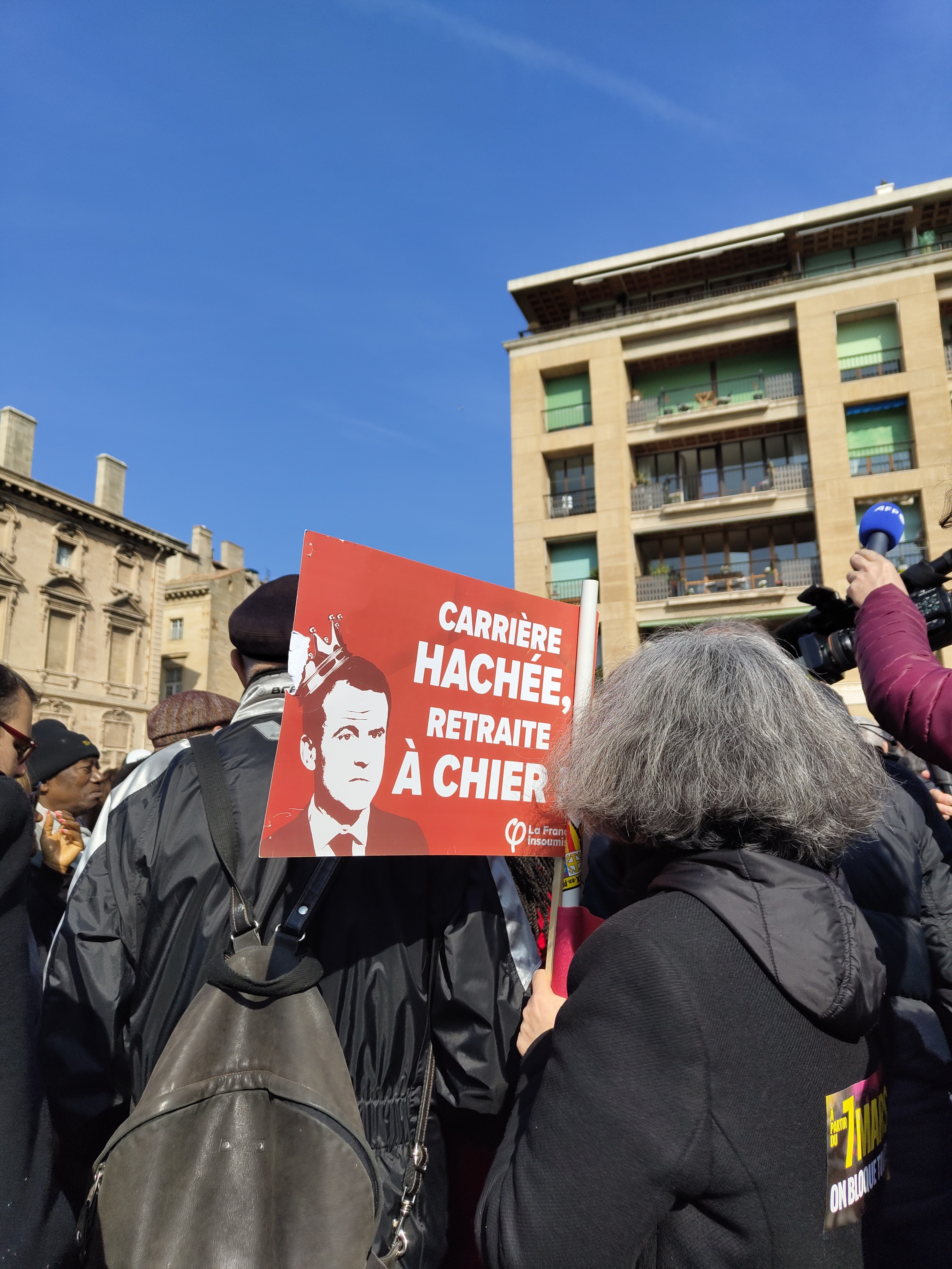 30 000 manifestants se sont rassemblés sur le vieux port de Marseille selon la police ©Nina Pavan