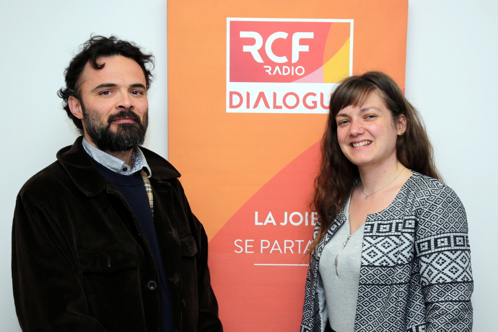 Alexandre Bachelier et Marine Audinet, deux Compagnons du devoir encadrants © Robert Poulain