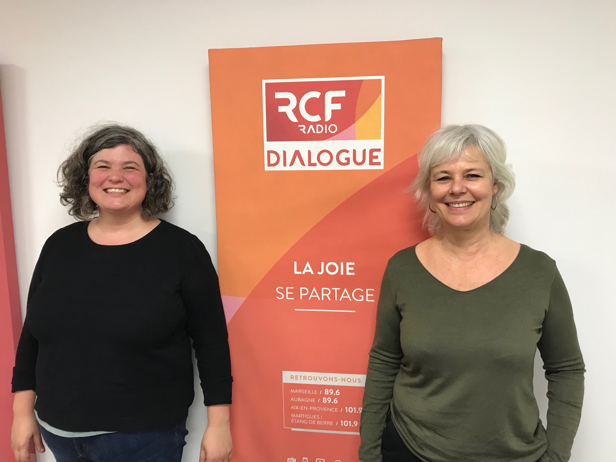 Marielle Vallon, directrice du CIDFF et Sophie Pioro, directrice de l’association “Solidarité Femmes 13” ©DialogueRCF