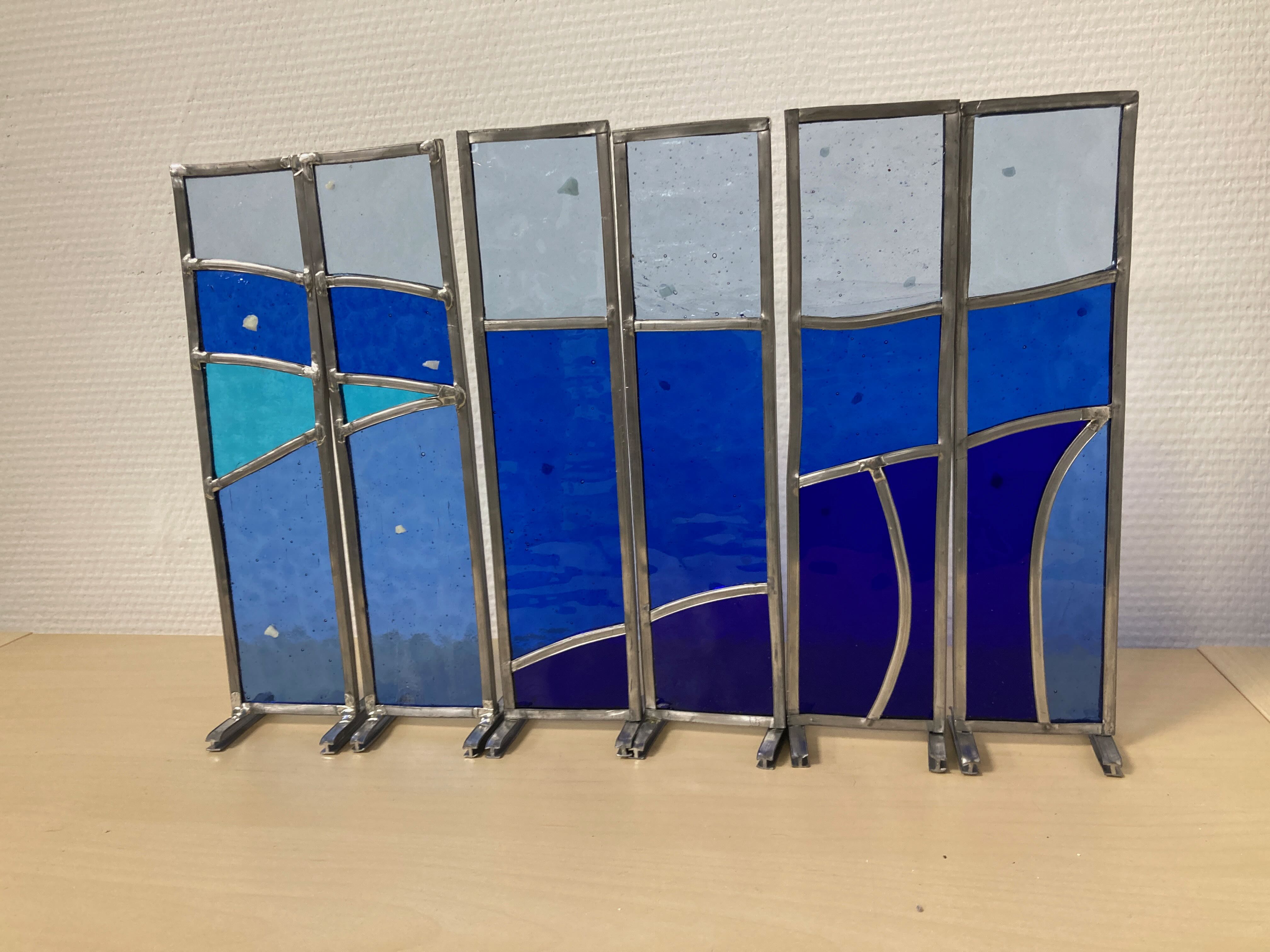 Echantillon des futurs vitraux