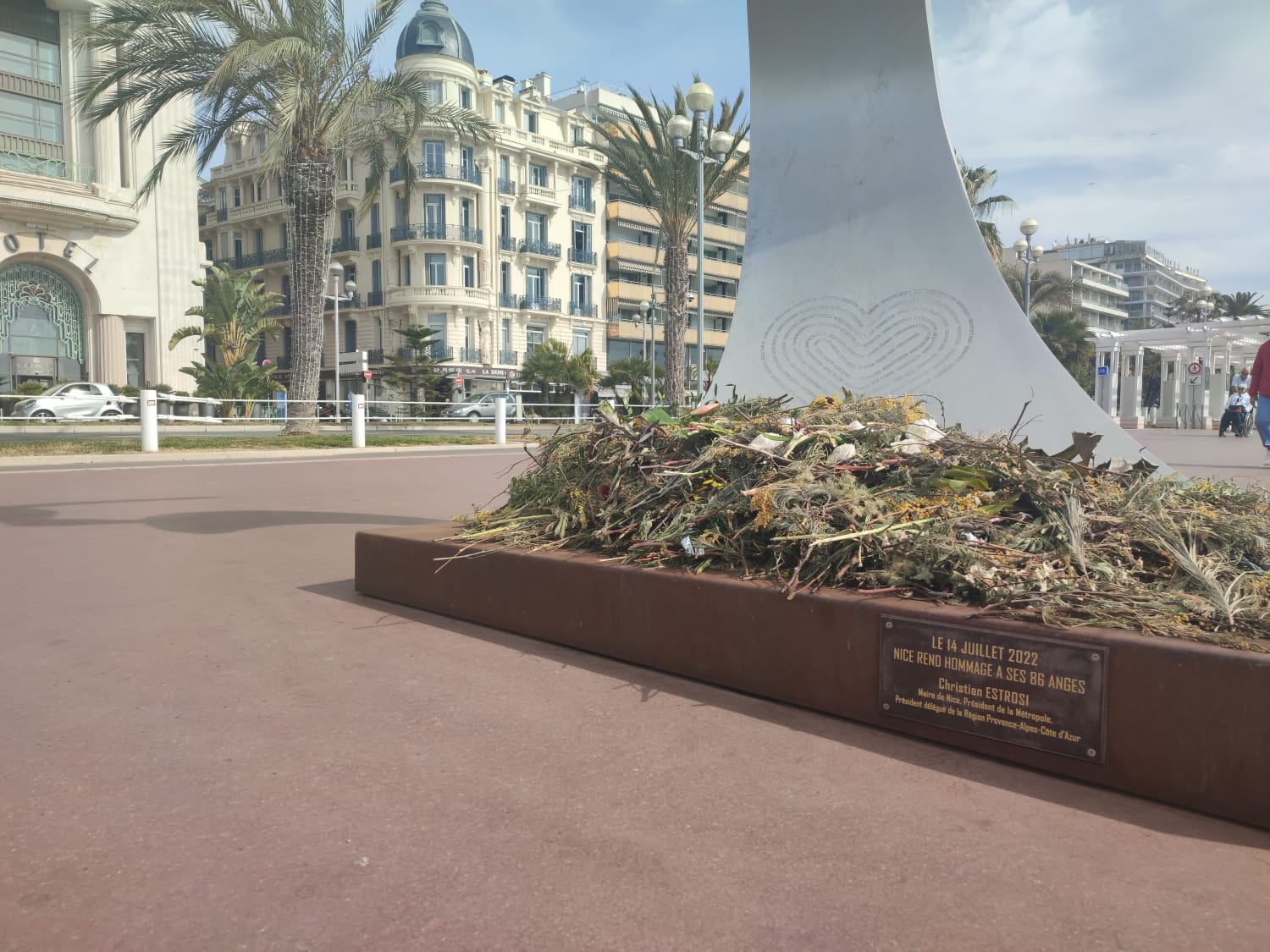 "L'Ange de la Baie" a été inauguré le 14 juillet 2022. (Photo RCF Nice Côte d'Azur Laura Grondard)