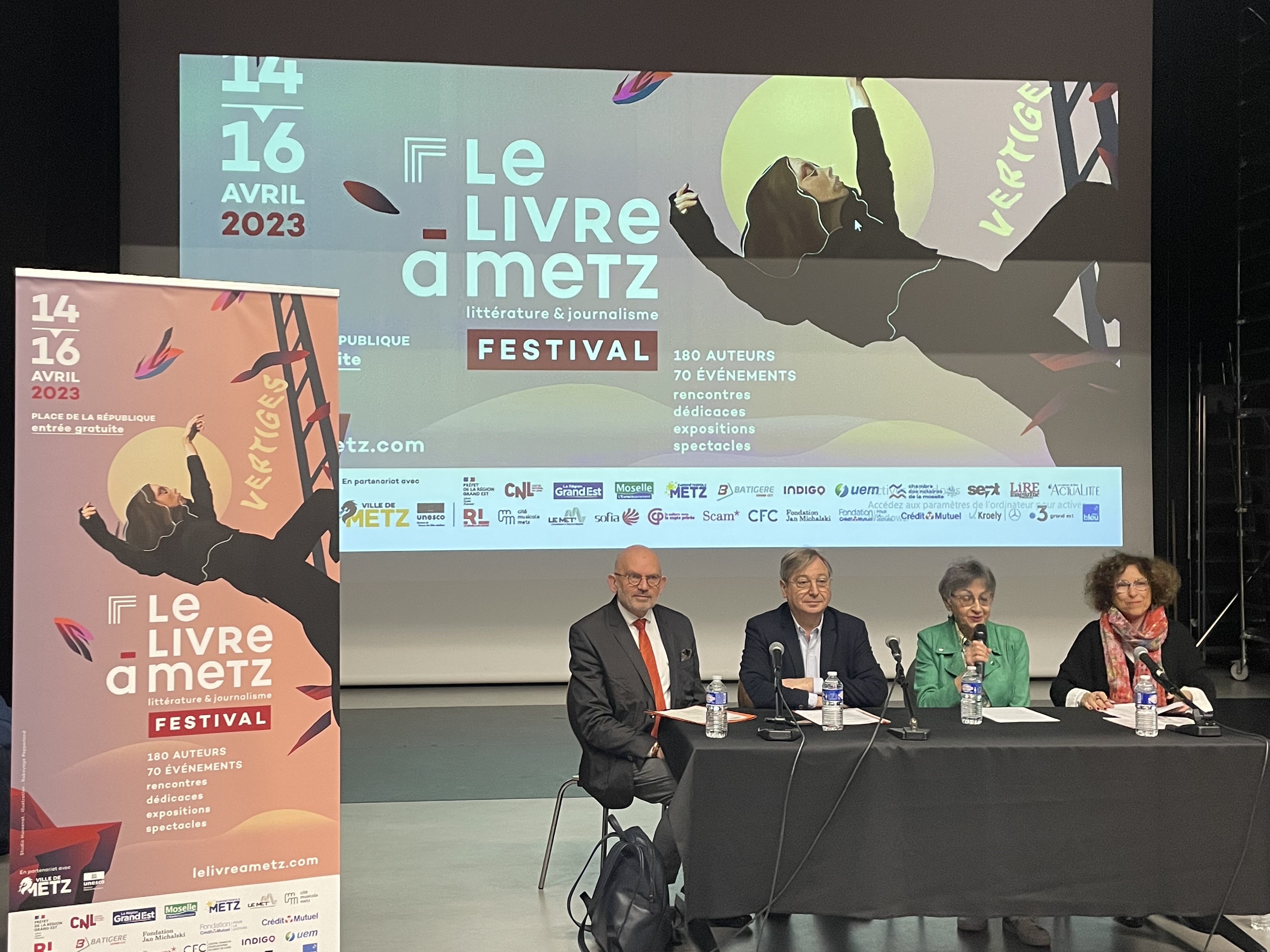 36e édition du Festival Le Livre à Metz, les 14, 15 et 16 avril