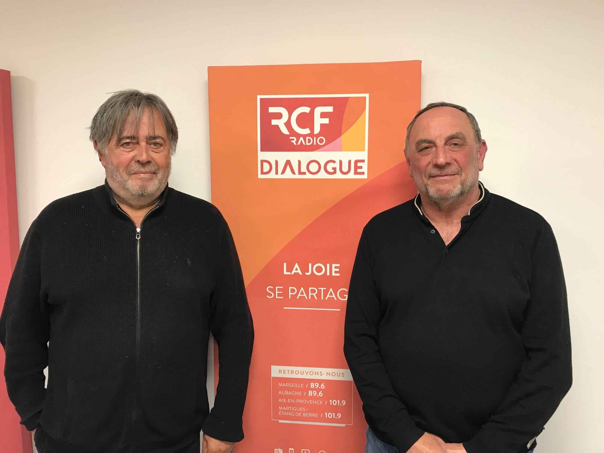 André Jollivet, architecte urbaniste à Marseille et Bernard Badoino, président départemental de la Protection Civile des Bouches-du-Rhône