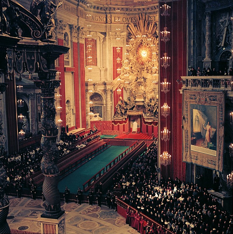Le concile Vatican II, photographié par Lothar Wolleh.