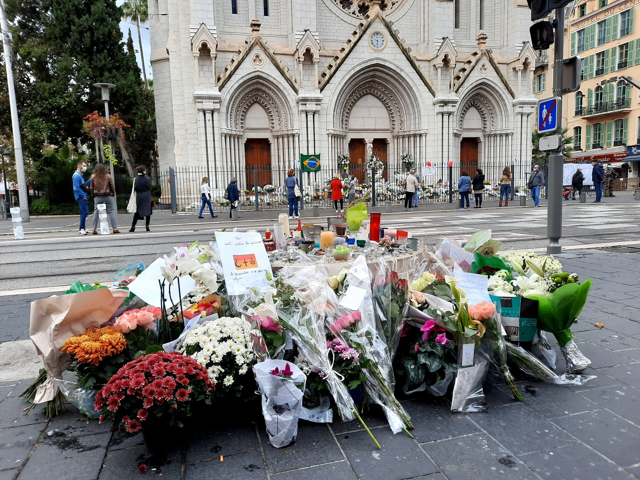 La basilique Notre-Dame à Nice le 1er novembre 2020 - Archives RCF