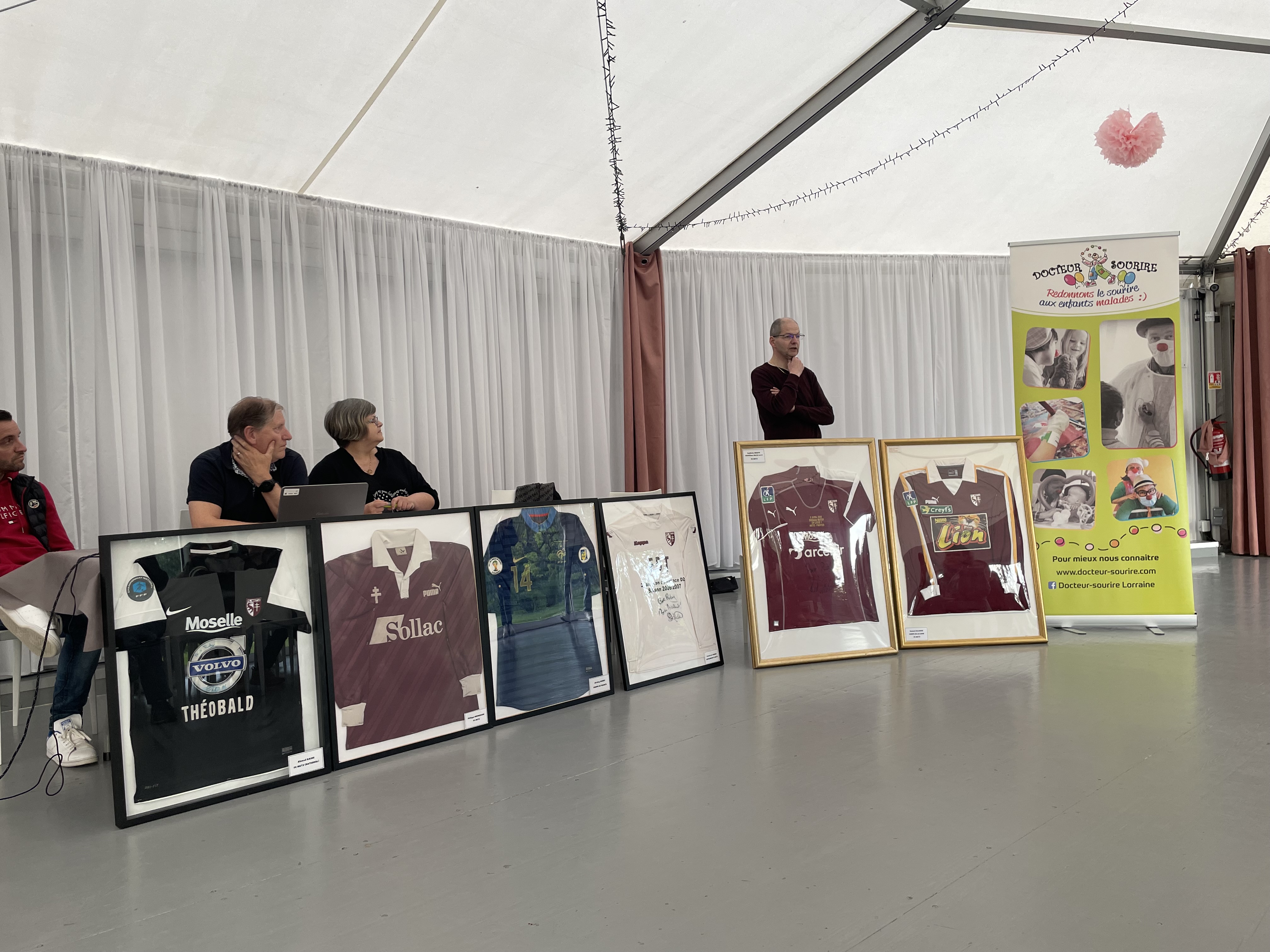 FC Metz Vintage, une journée caritative au profit de l'association Docteur Sourire au Clos de Longeville (Photo : Arthur Carmier)