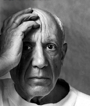 Picasso auto-portrait 30 juin 1971 - Archive le Pèlerin