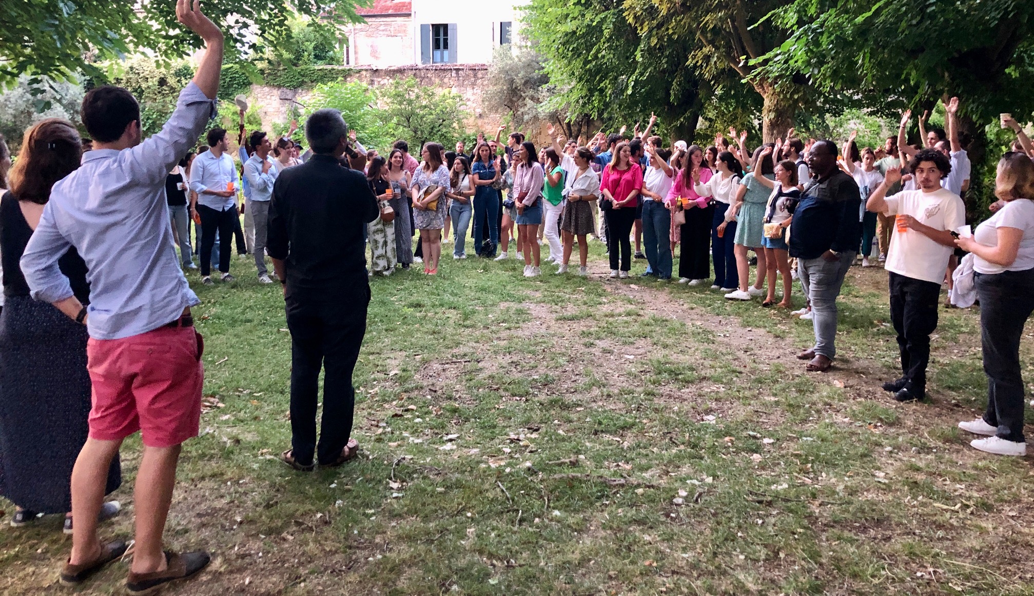 Une partie des jeunes du diocèse de Bordeaux se sont retrouvés ce mercredi 7 juin 2023 pour préparer les JMJ 2023 ©RCFBordeaux.