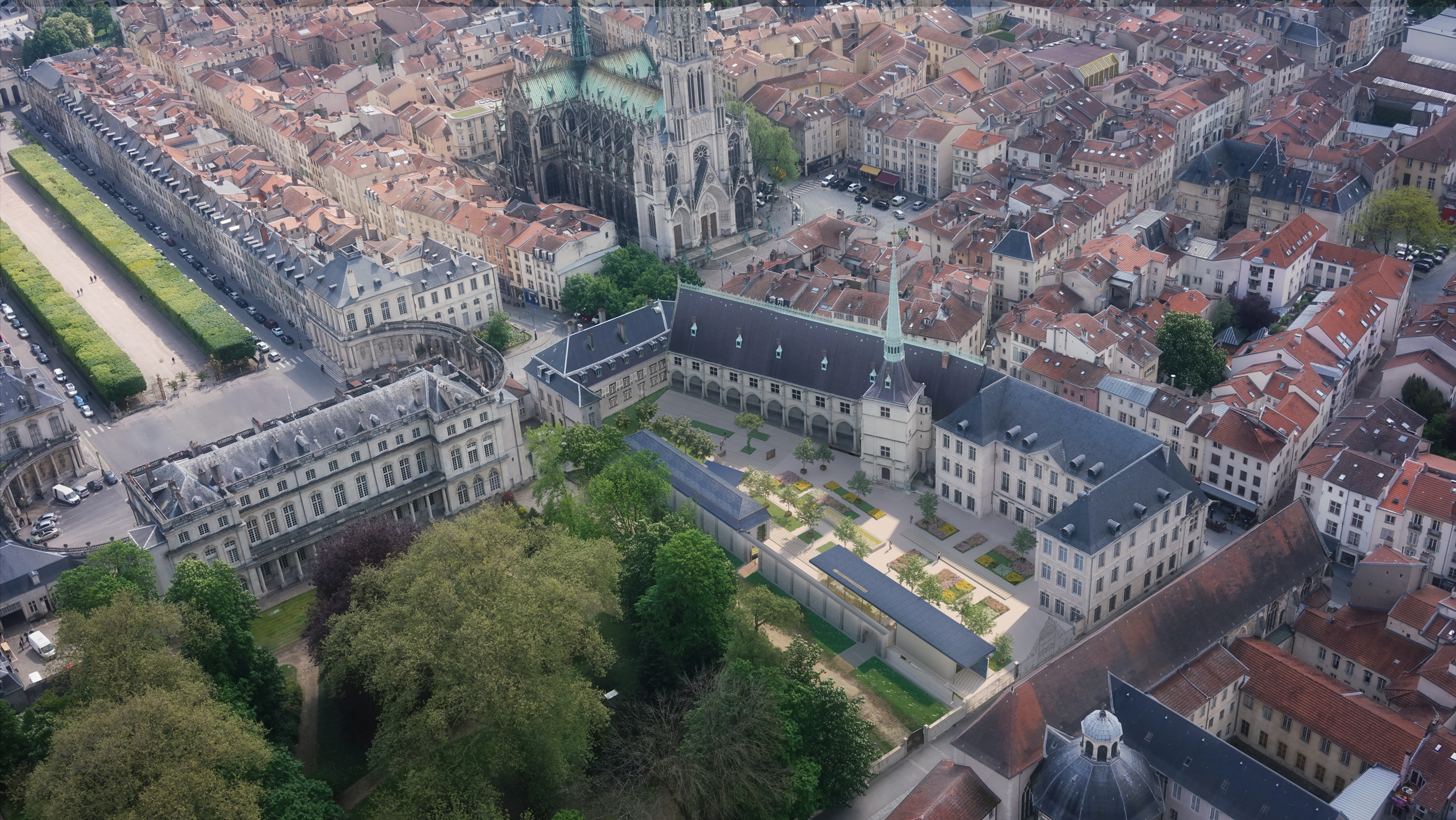 Le jardin du Musée Lorrain ouvrira ses portes aux visiteurs du 17 juin au 17 septembre, tous les jours, de 14h à 18h.