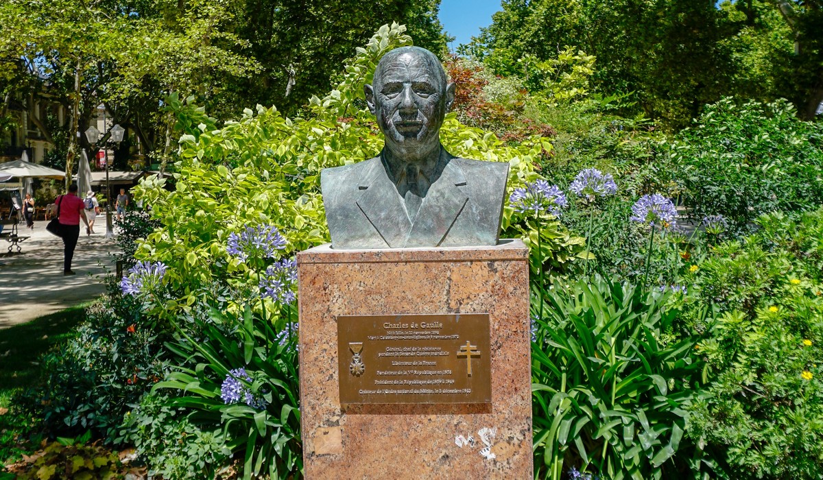 Buste du général de Gaulle à Madrid, en Espagne. ©Unsplash