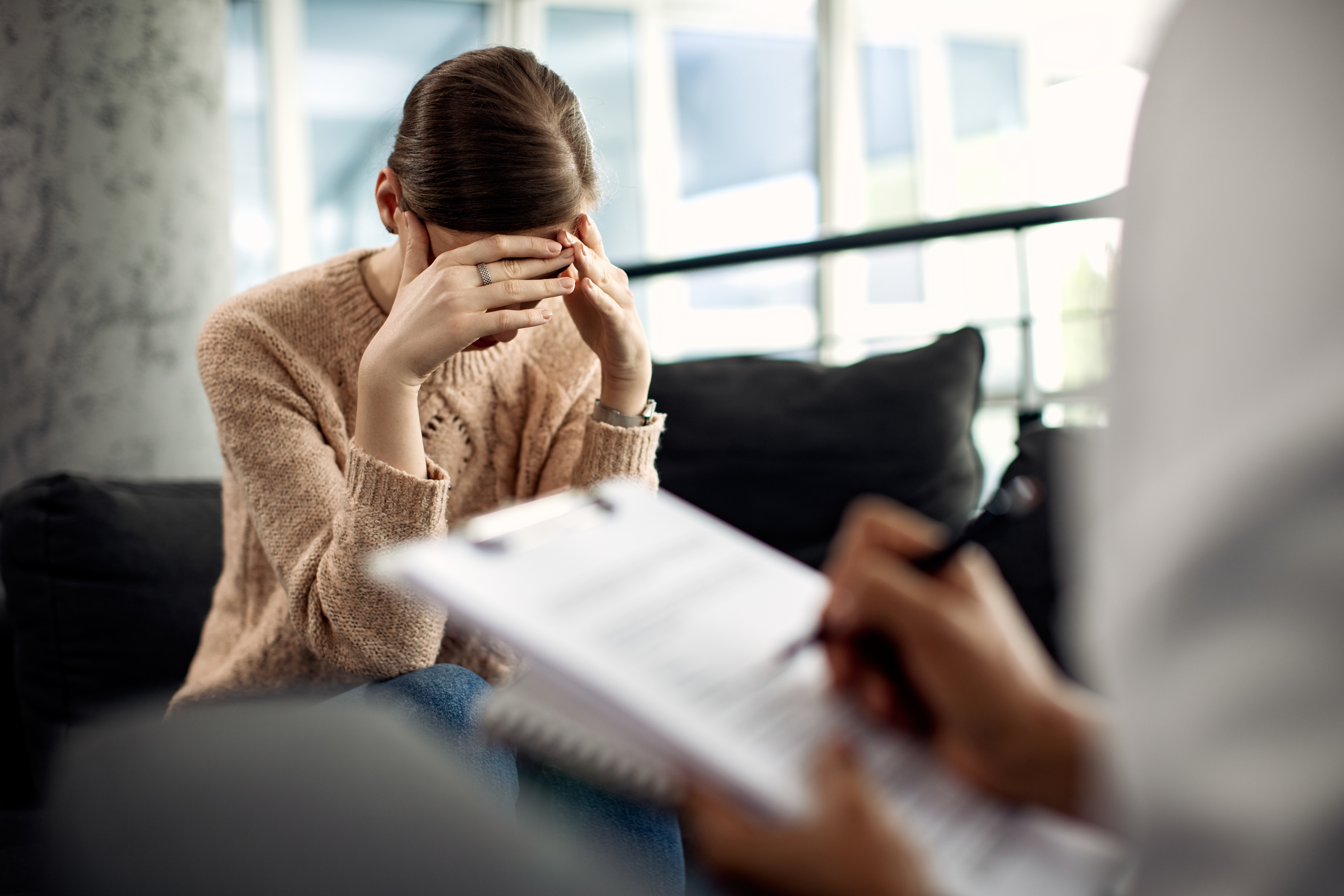 Pour se soigner correctement de la dépression, la thérapie est indispensable. © Freepik