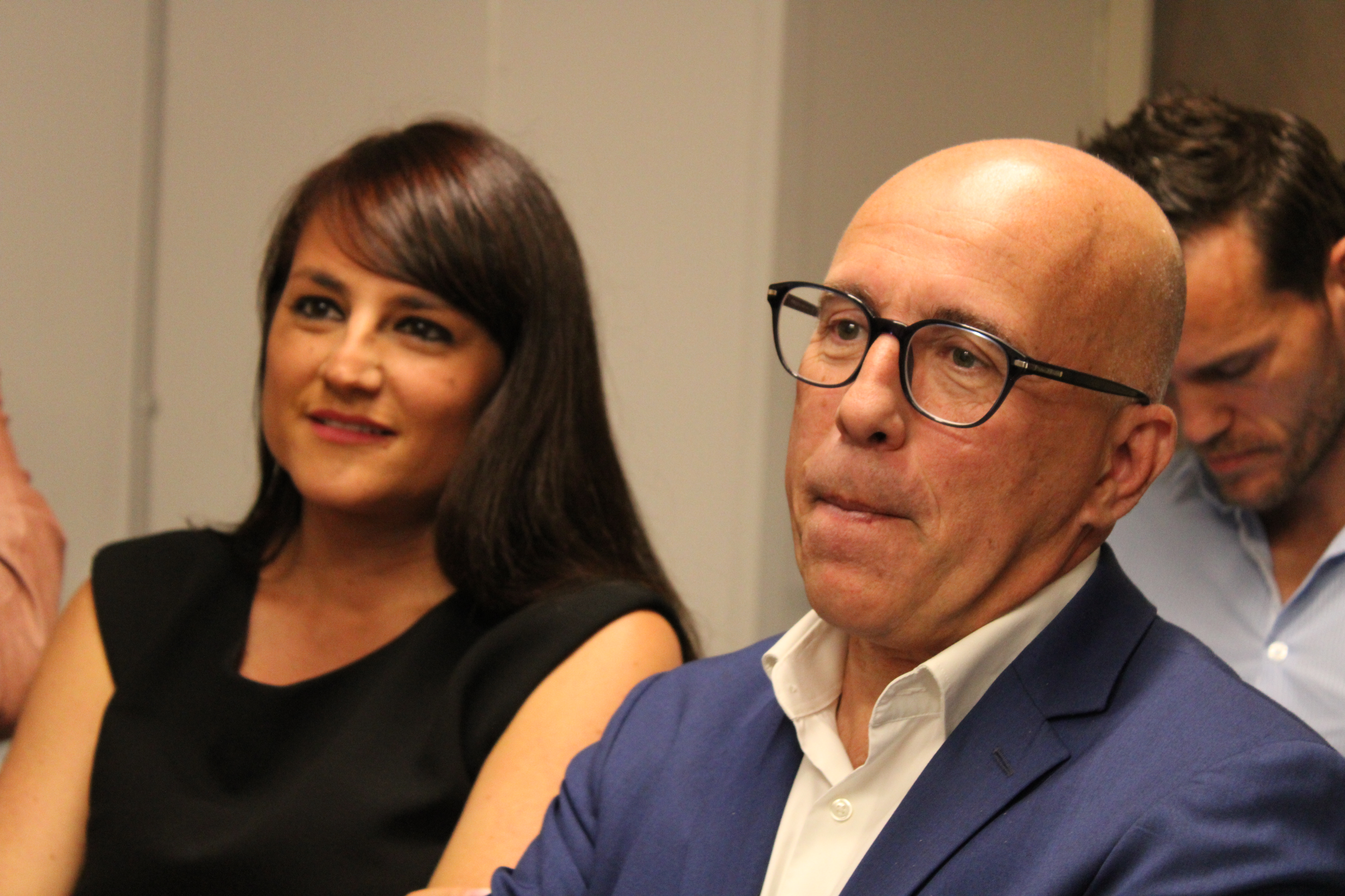 Les députés Eric Ciotti et Christelle D'Intorni - RCF 