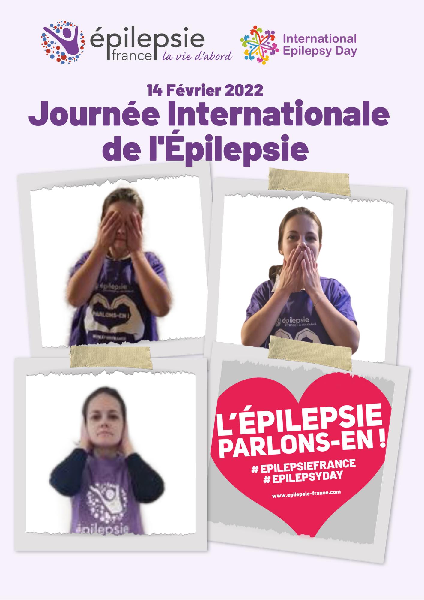 La journée internationale de l'épilepsie se déroule ce lundi 14 février © Épilepsie-France.